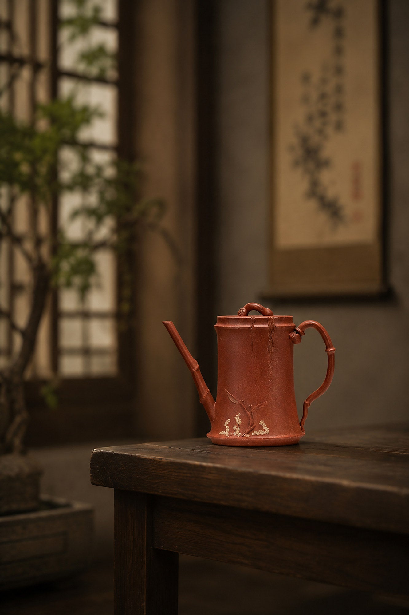 Product view 3 of 130ml Sculptural Form zisha teapot in Jiangponi Clay, No. 285