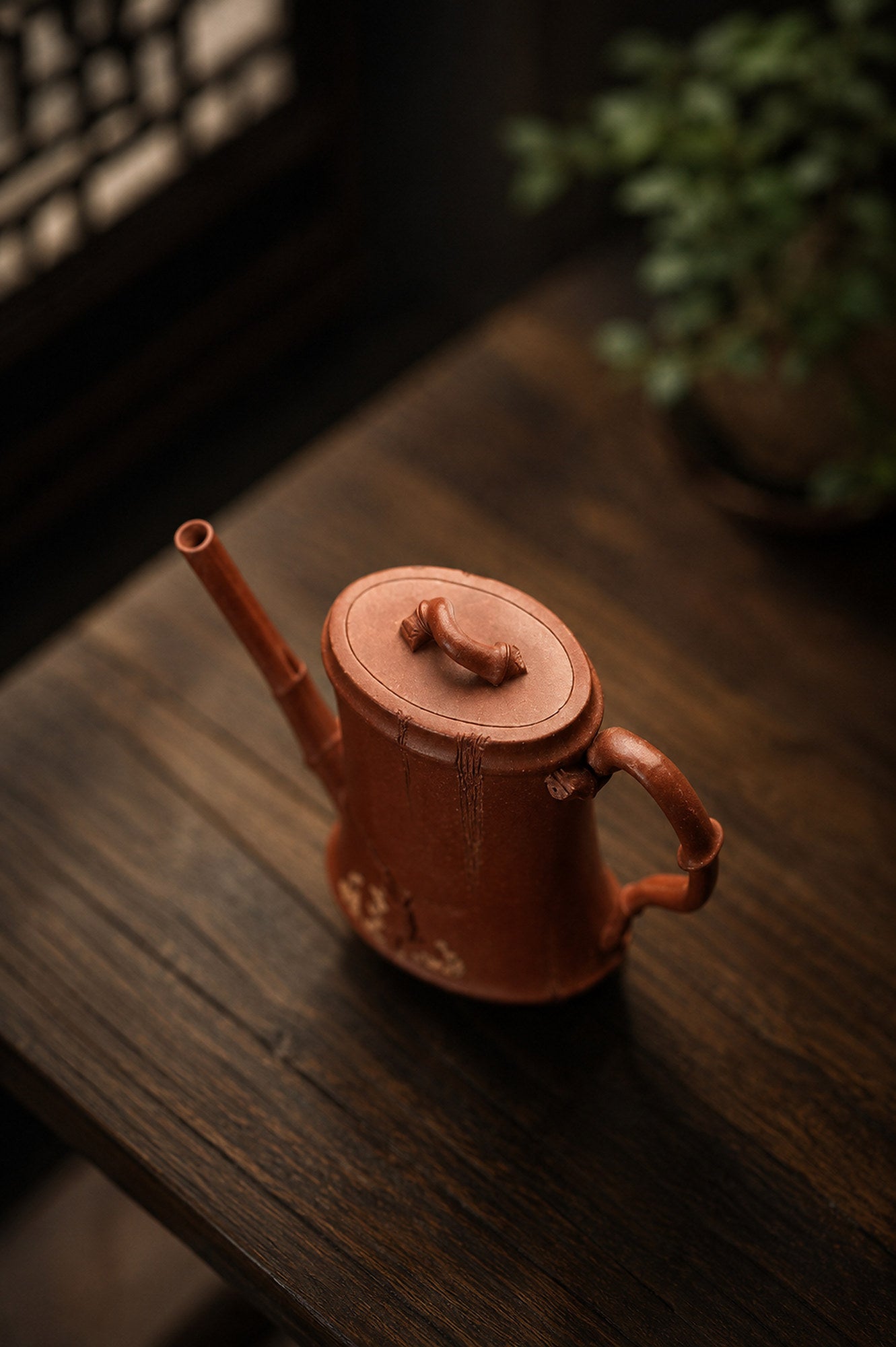 Product view 4 of 130ml Sculptural Form zisha teapot in Jiangponi Clay, No. 285