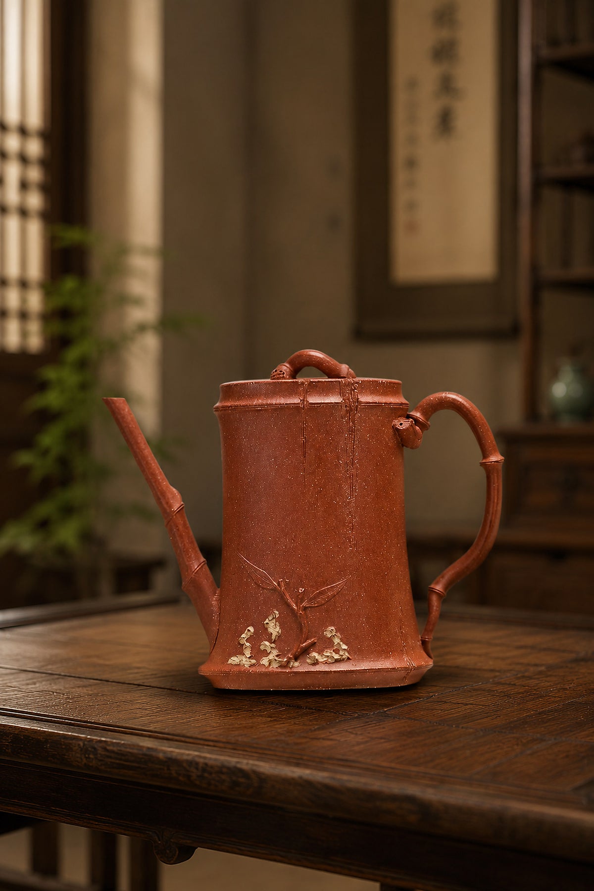 Product view 7 of 130ml Sculptural Form zisha teapot in Jiangponi Clay, No. 285