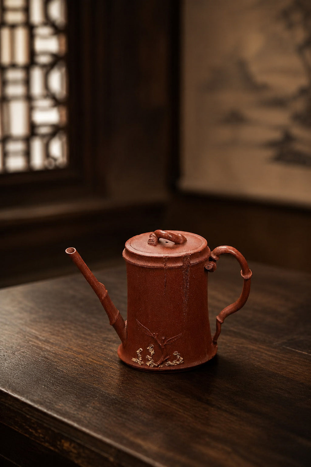 Product view 8 of 130ml Sculptural Form zisha teapot in Jiangponi Clay, No. 285