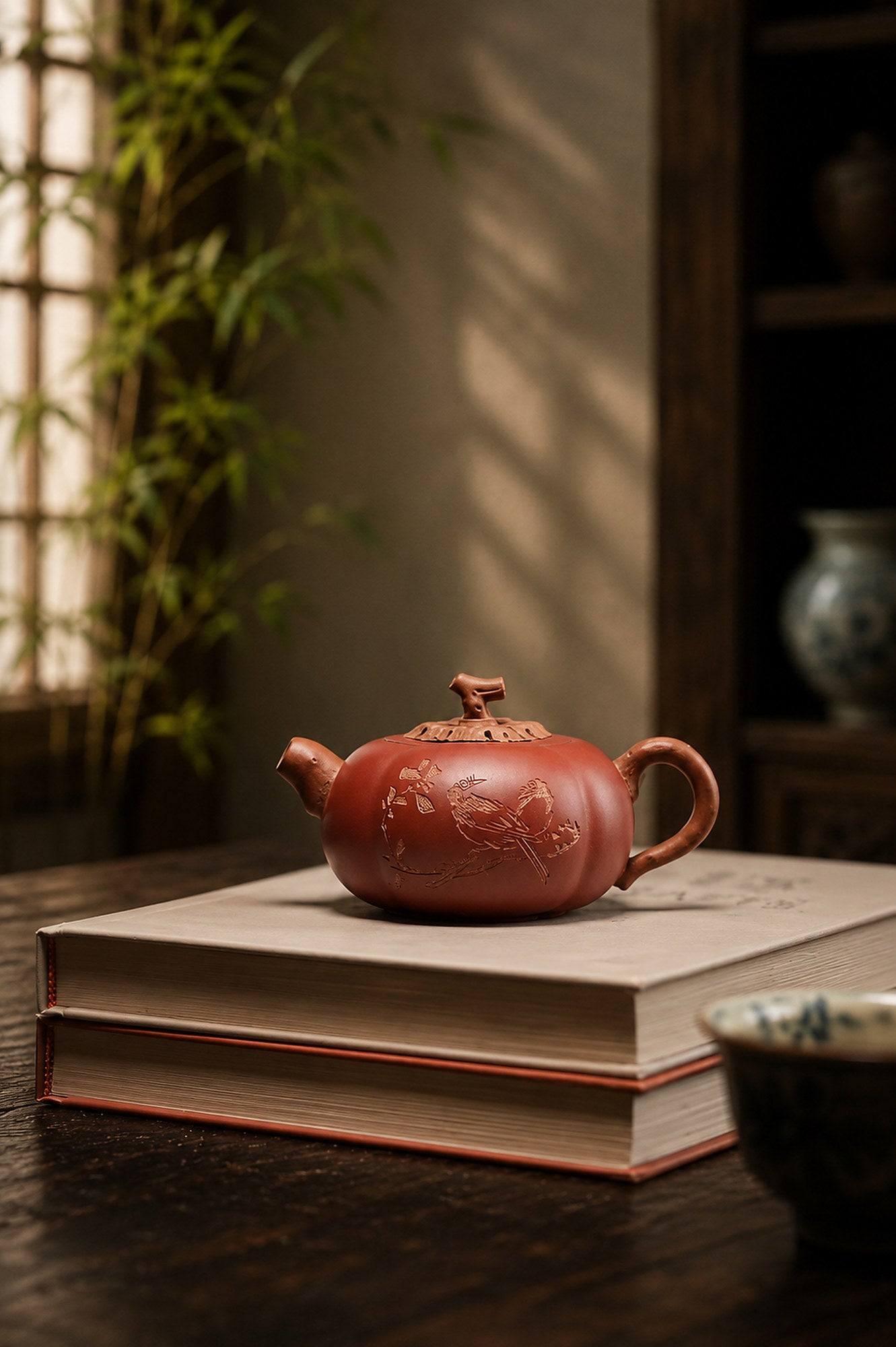 Product view 2 of 150ml Sculptural Form zisha teapot in Jiangponi Clay, No. 292