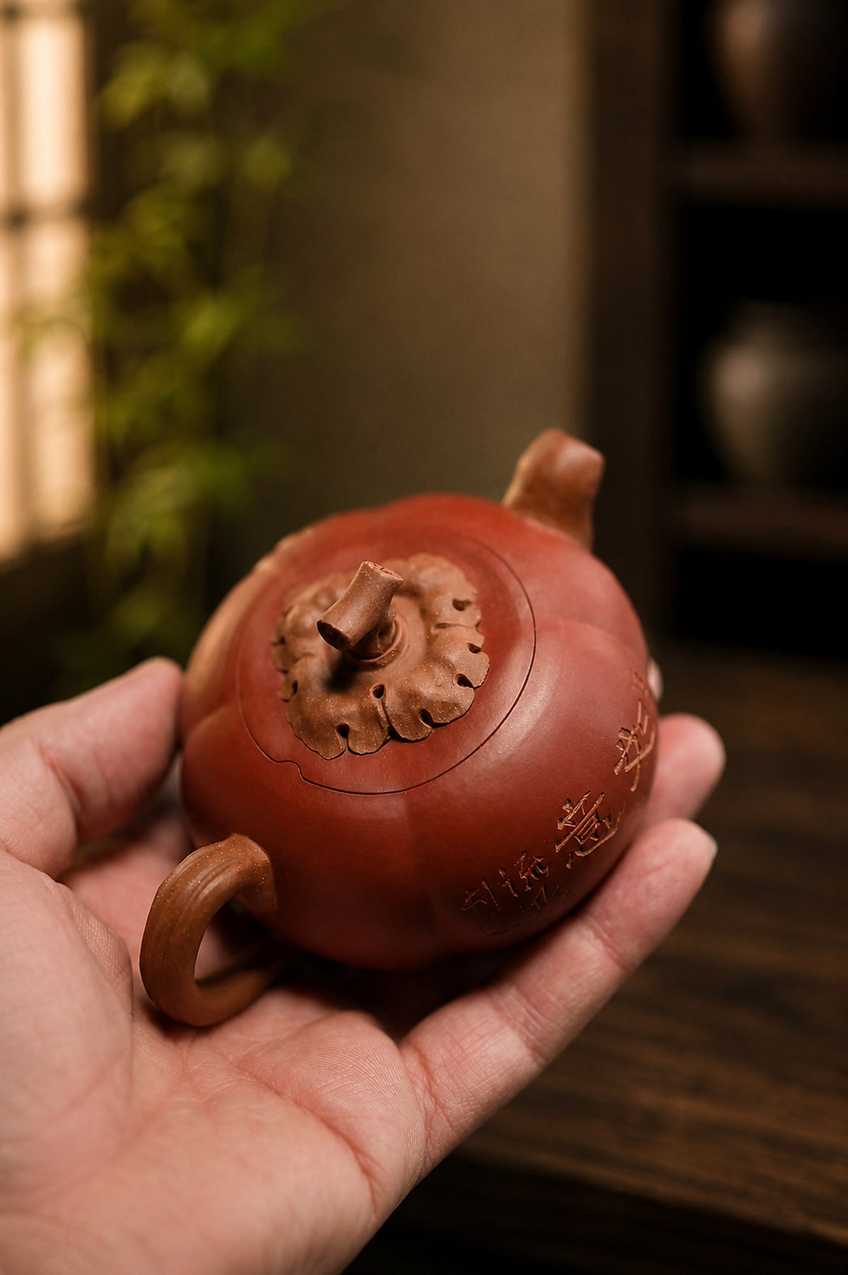 Product view 6 of 150ml Sculptural Form zisha teapot in Jiangponi Clay, No. 292