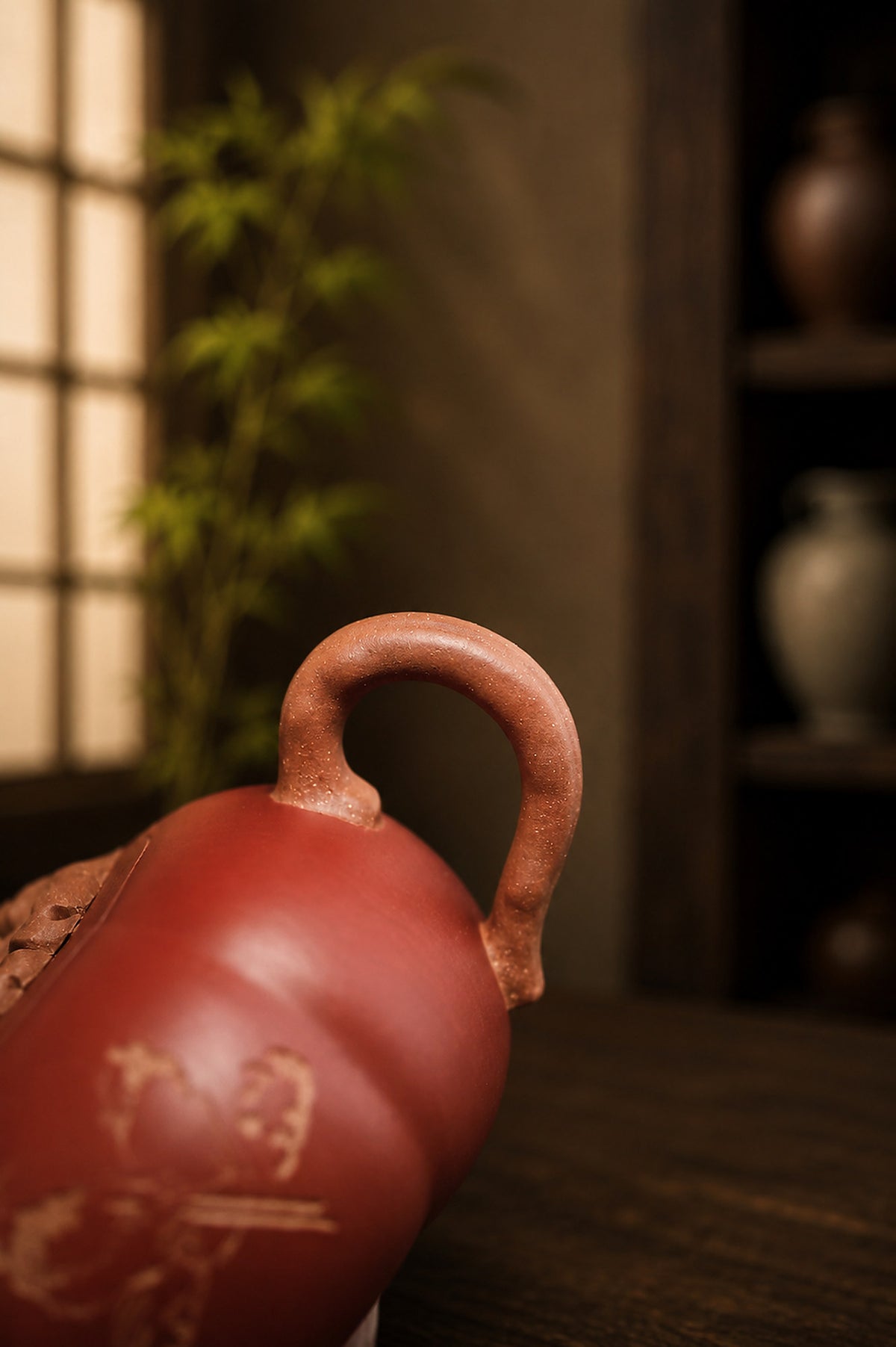 Product view 7 of 150ml Sculptural Form zisha teapot in Jiangponi Clay, No. 292