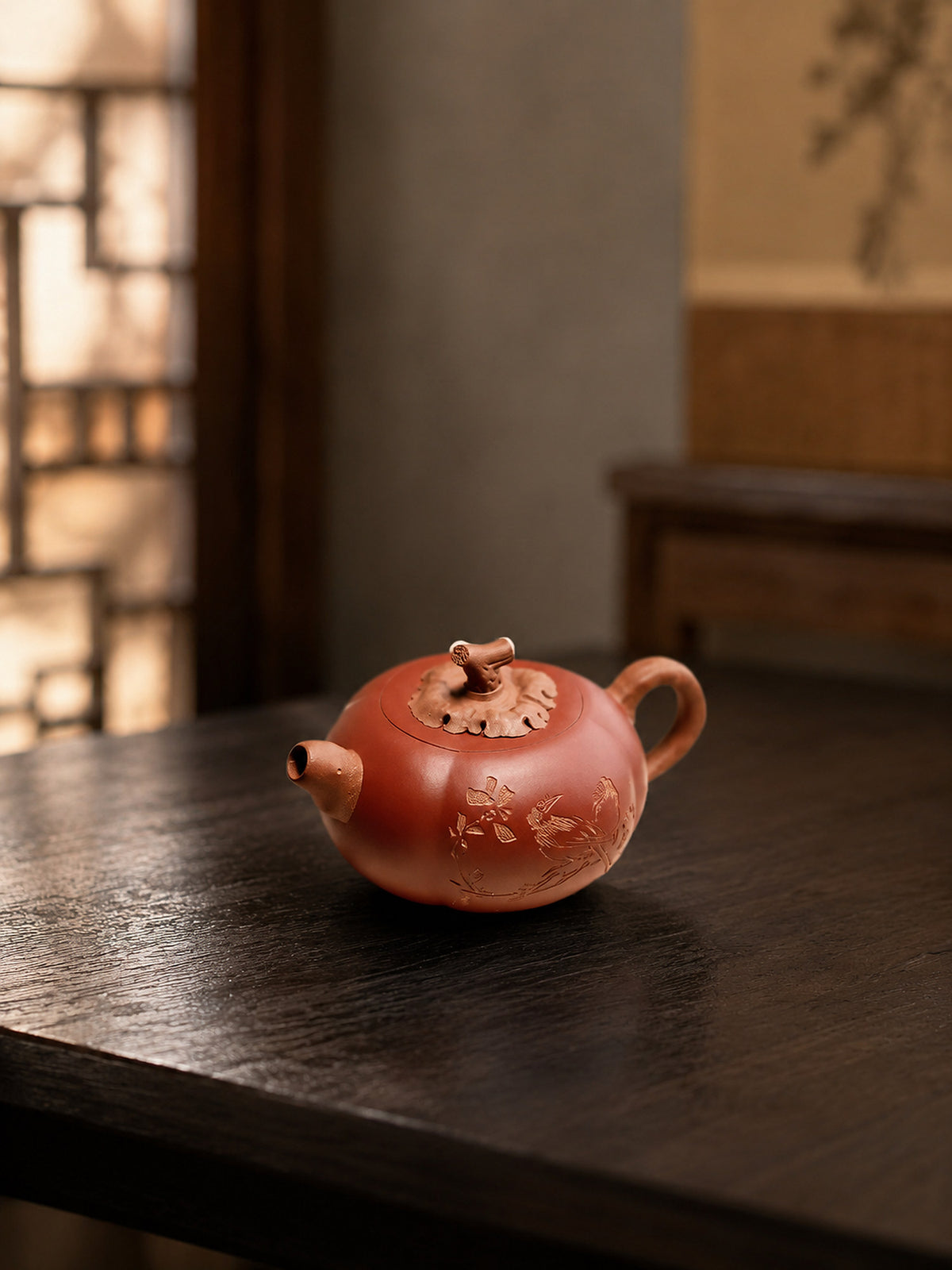 Product view 8 of 150ml Sculptural Form zisha teapot in Jiangponi Clay, No. 292
