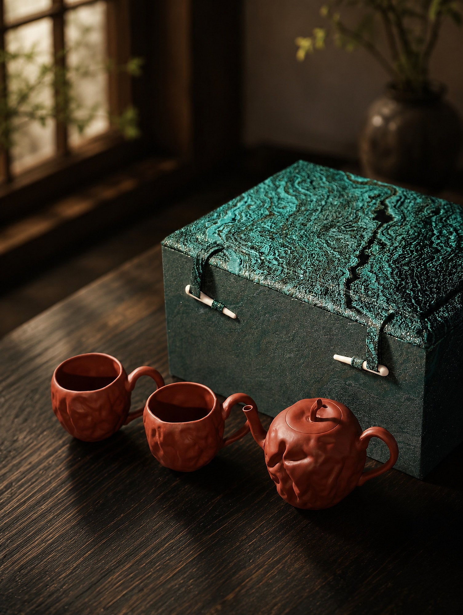 Product view 2 of 150ml Sculptural Form zisha teapot in Jiangponi Clay, No. 308