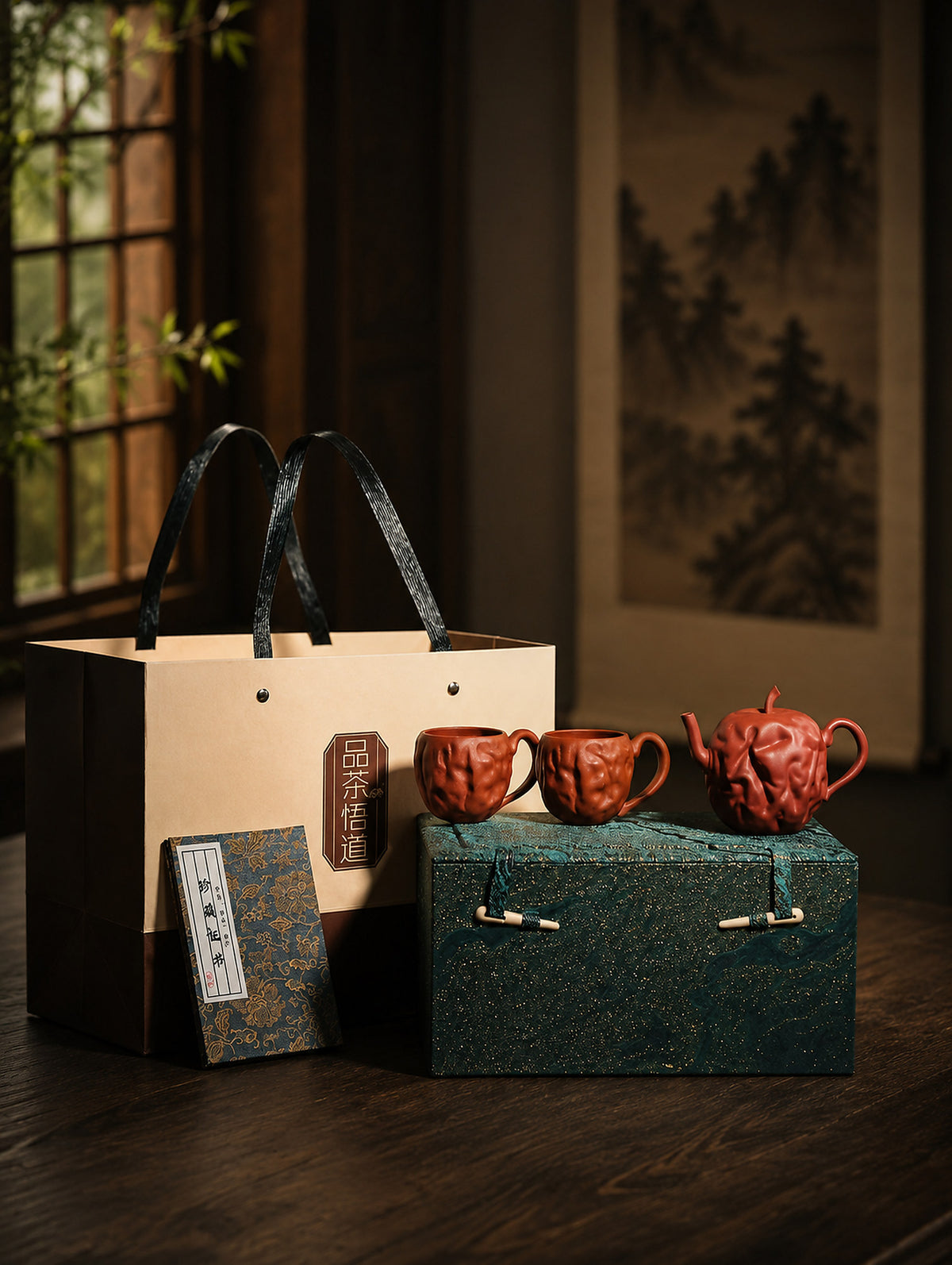 Product view 9 of 150ml Sculptural Form zisha teapot in Jiangponi Clay, No. 308