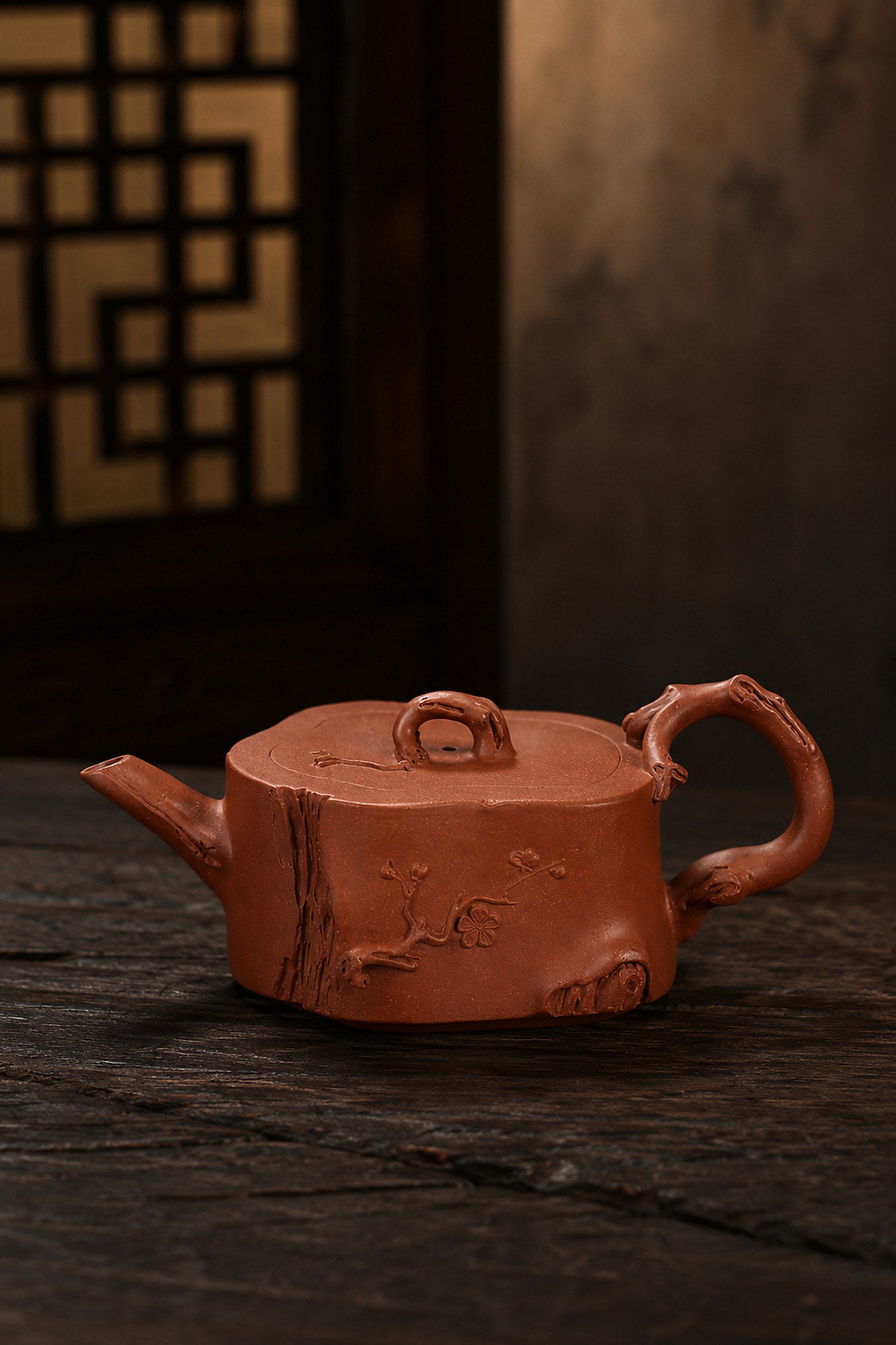 Product view 3 of 180ml Sculptural Form zisha teapot in Jiangponi Clay, No. 362