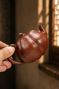 Product view 1 of 160ml Sculptural Form zisha teapot in Jiangponi Clay, No. 370