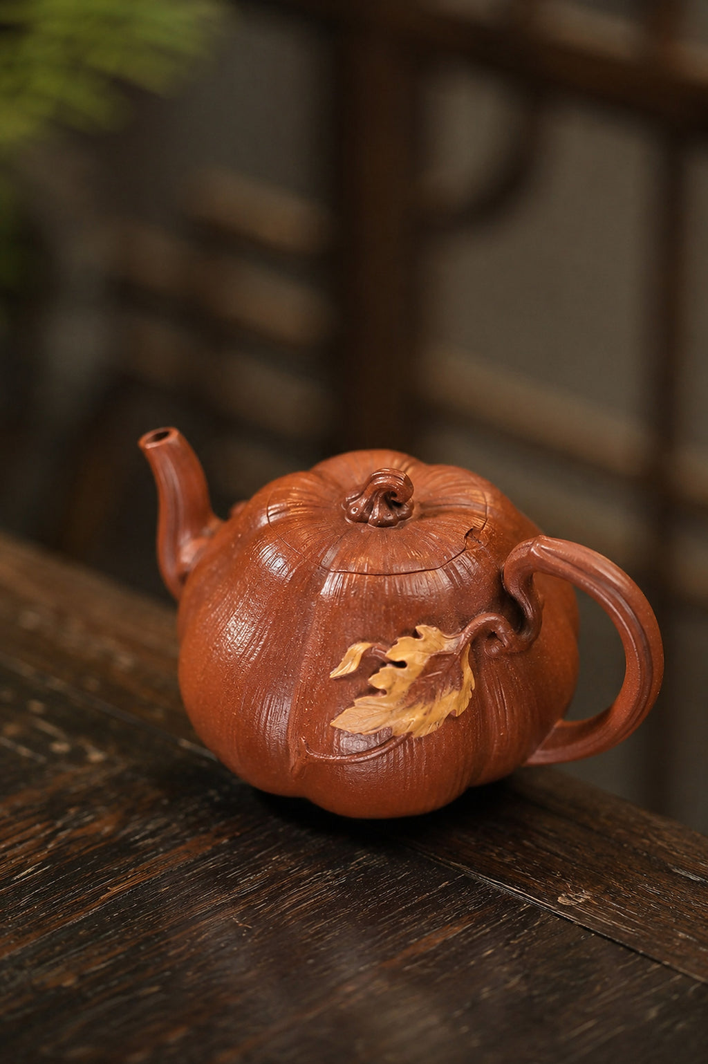 Product view 3 of 160ml Sculptural Form zisha teapot in Jiangponi Clay, No. 370
