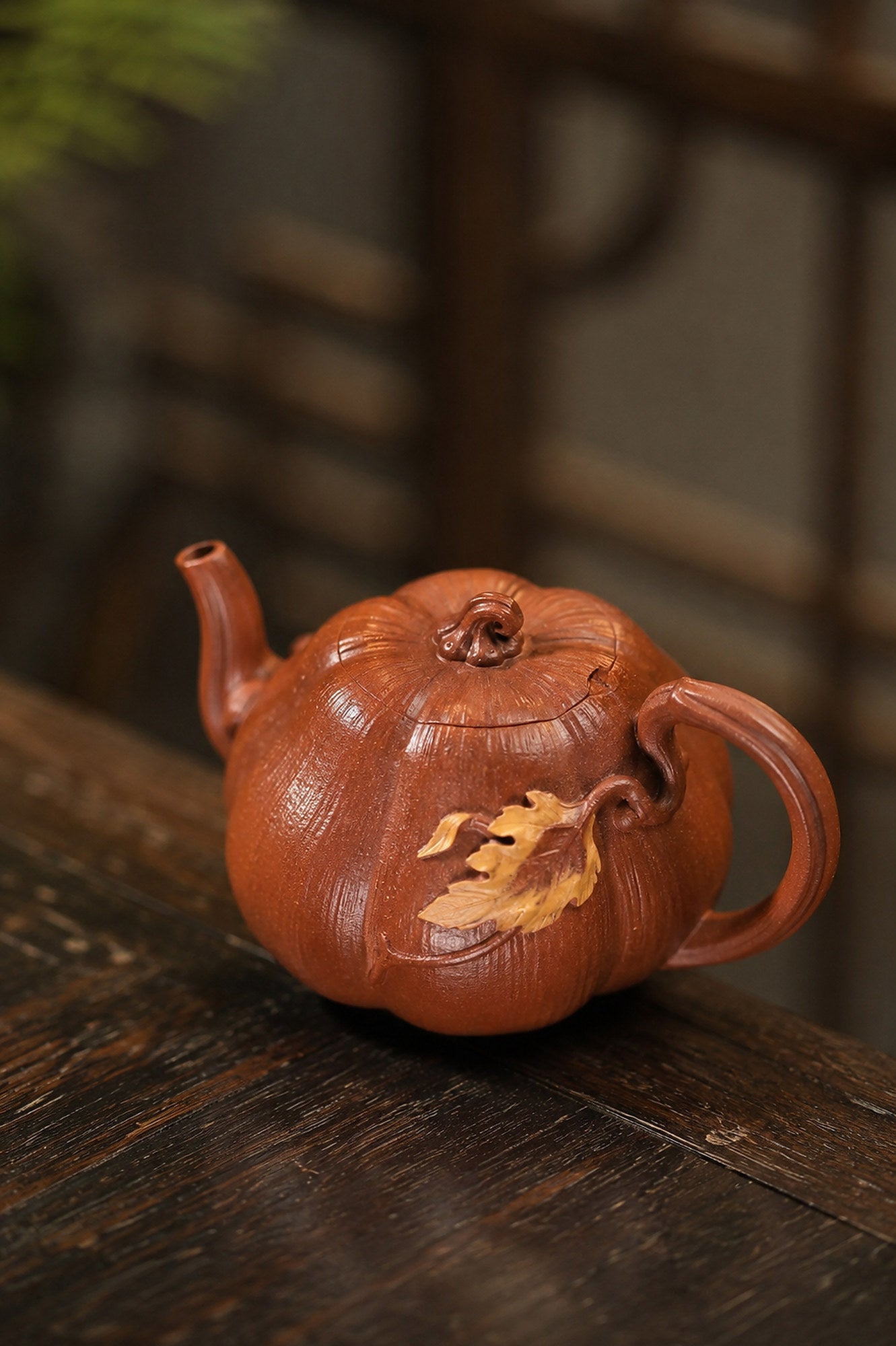 Product view 3 of 160ml Sculptural Form zisha teapot in Jiangponi Clay, No. 370