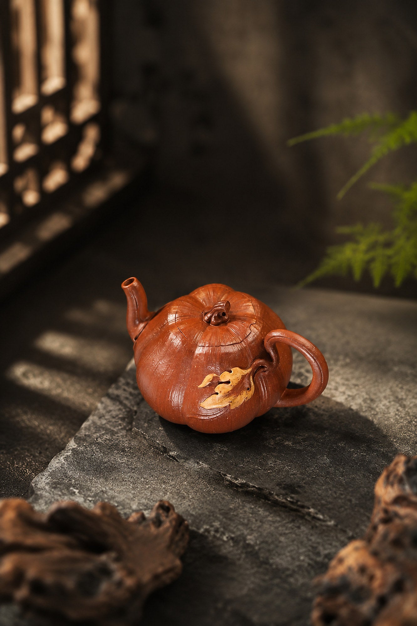 Product view 4 of 160ml Sculptural Form zisha teapot in Jiangponi Clay, No. 370