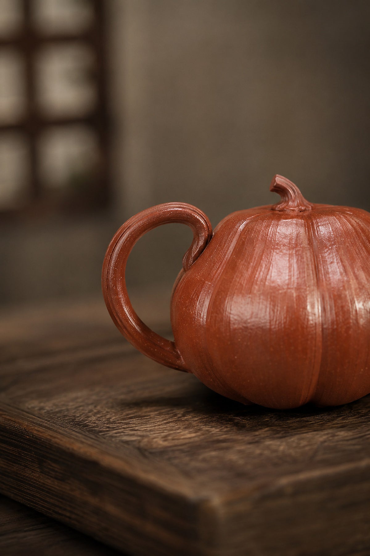 Product view 8 of 160ml Sculptural Form zisha teapot in Jiangponi Clay, No. 370