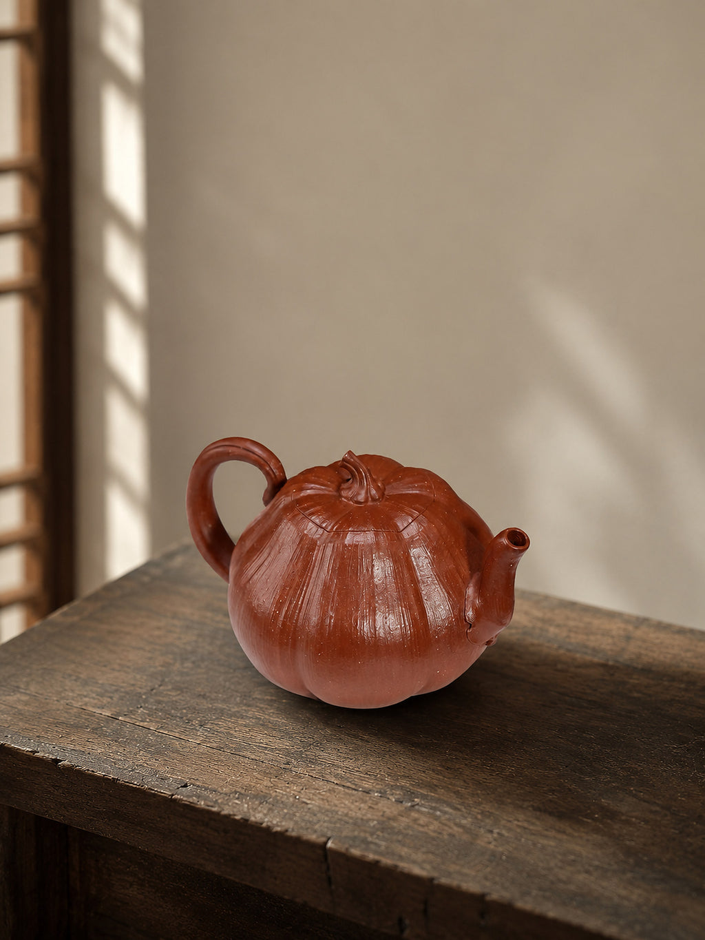 Product view 9 of 160ml Sculptural Form zisha teapot in Jiangponi Clay, No. 370