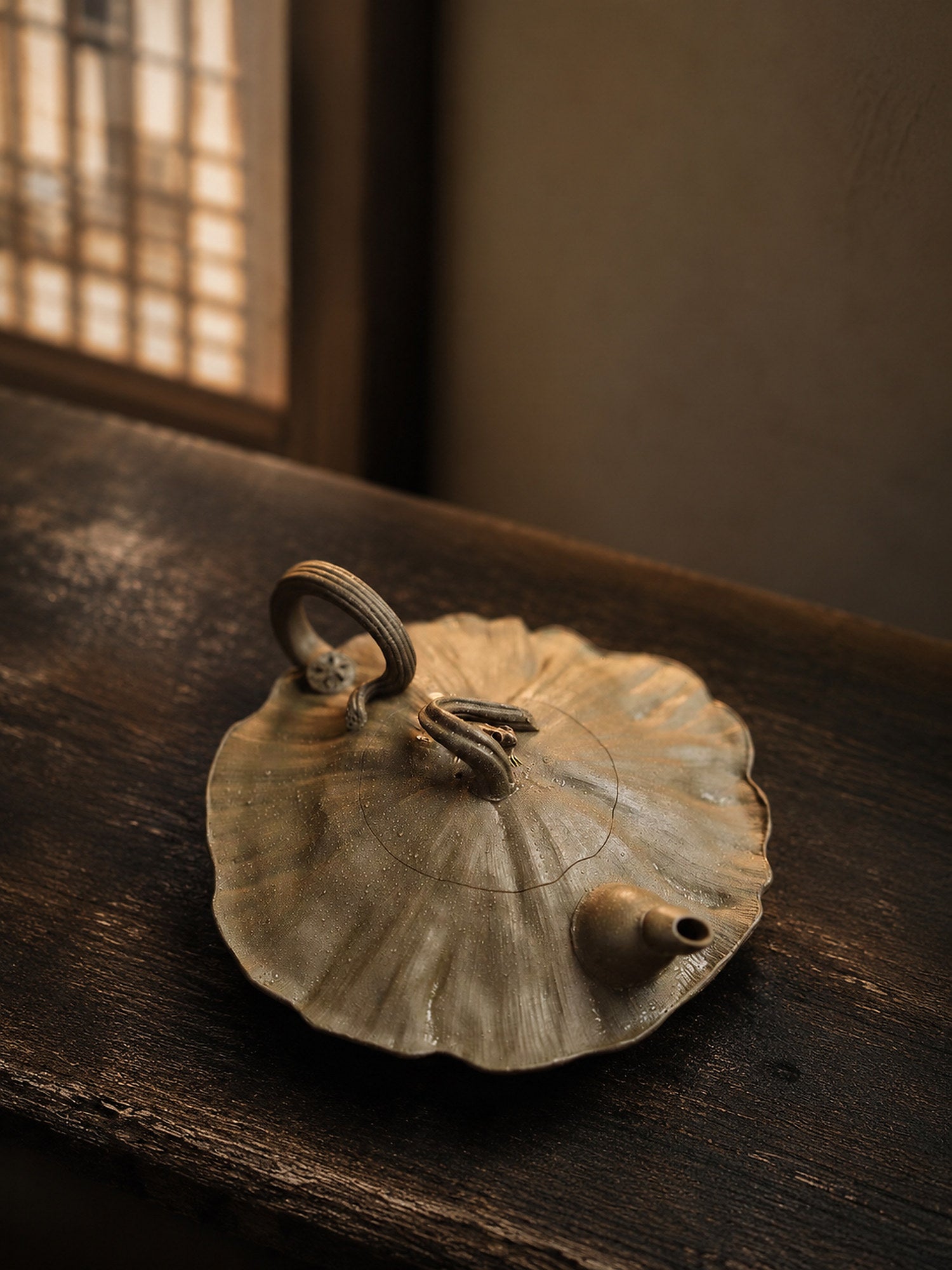 Product view 2 of 175ml Sculptural Form zisha teapot in Qing Duanni Clay, No. 404