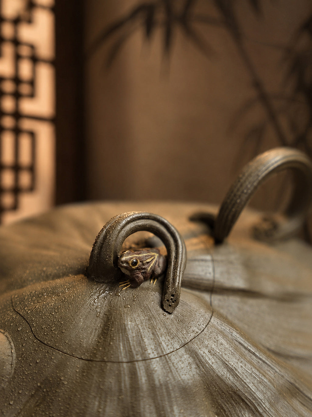 Product view 3 of 175ml Sculptural Form zisha teapot in Qing Duanni Clay, No. 404