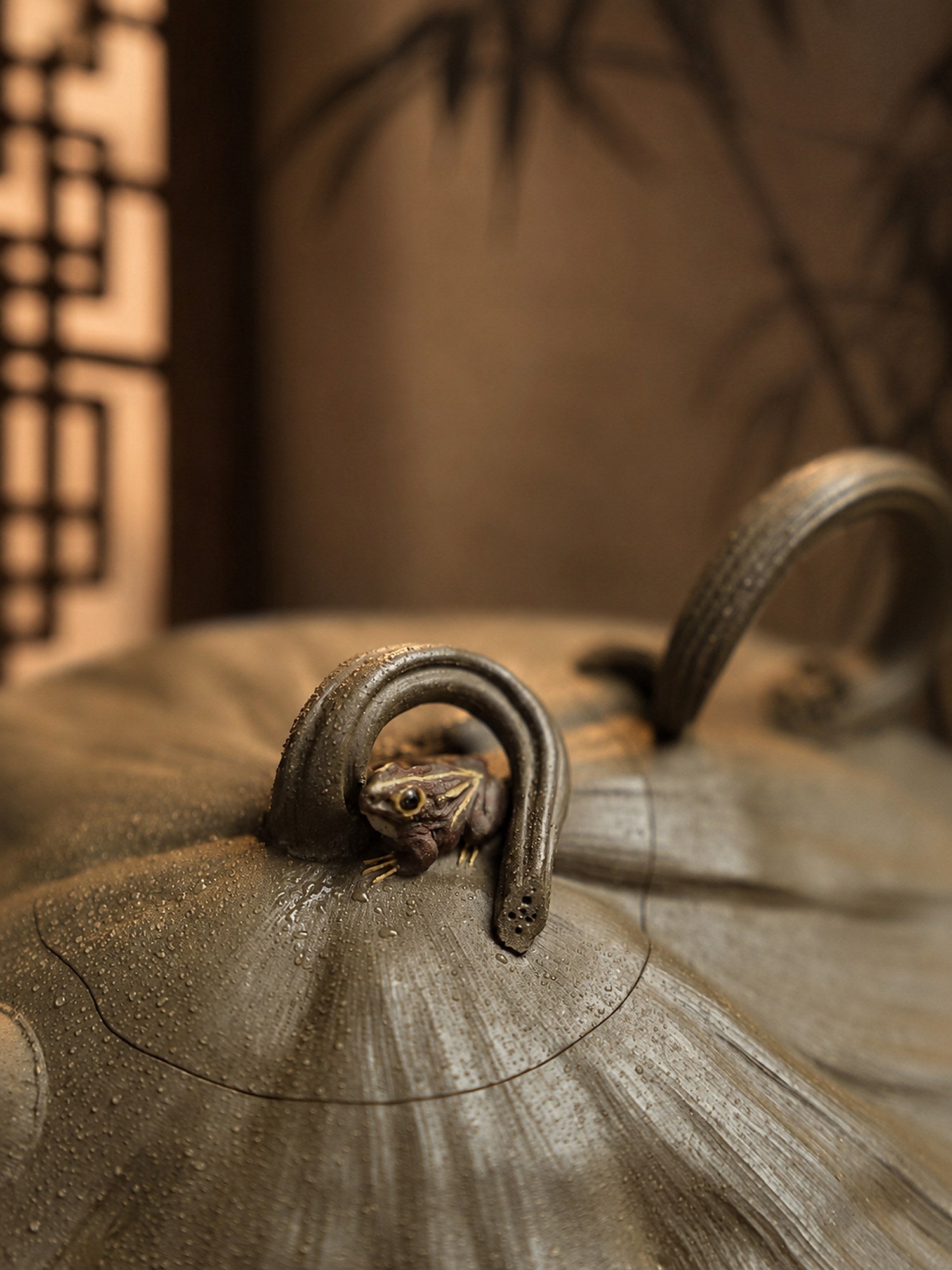 Product view 3 of 175ml Sculptural Form zisha teapot in Qing Duanni Clay, No. 404