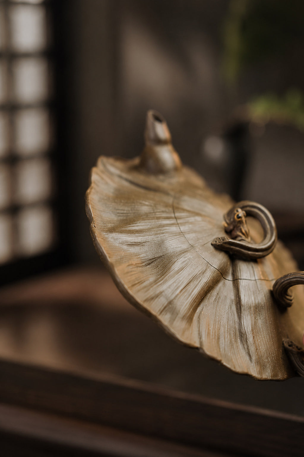 Product view 5 of 175ml Sculptural Form zisha teapot in Qing Duanni Clay, No. 404