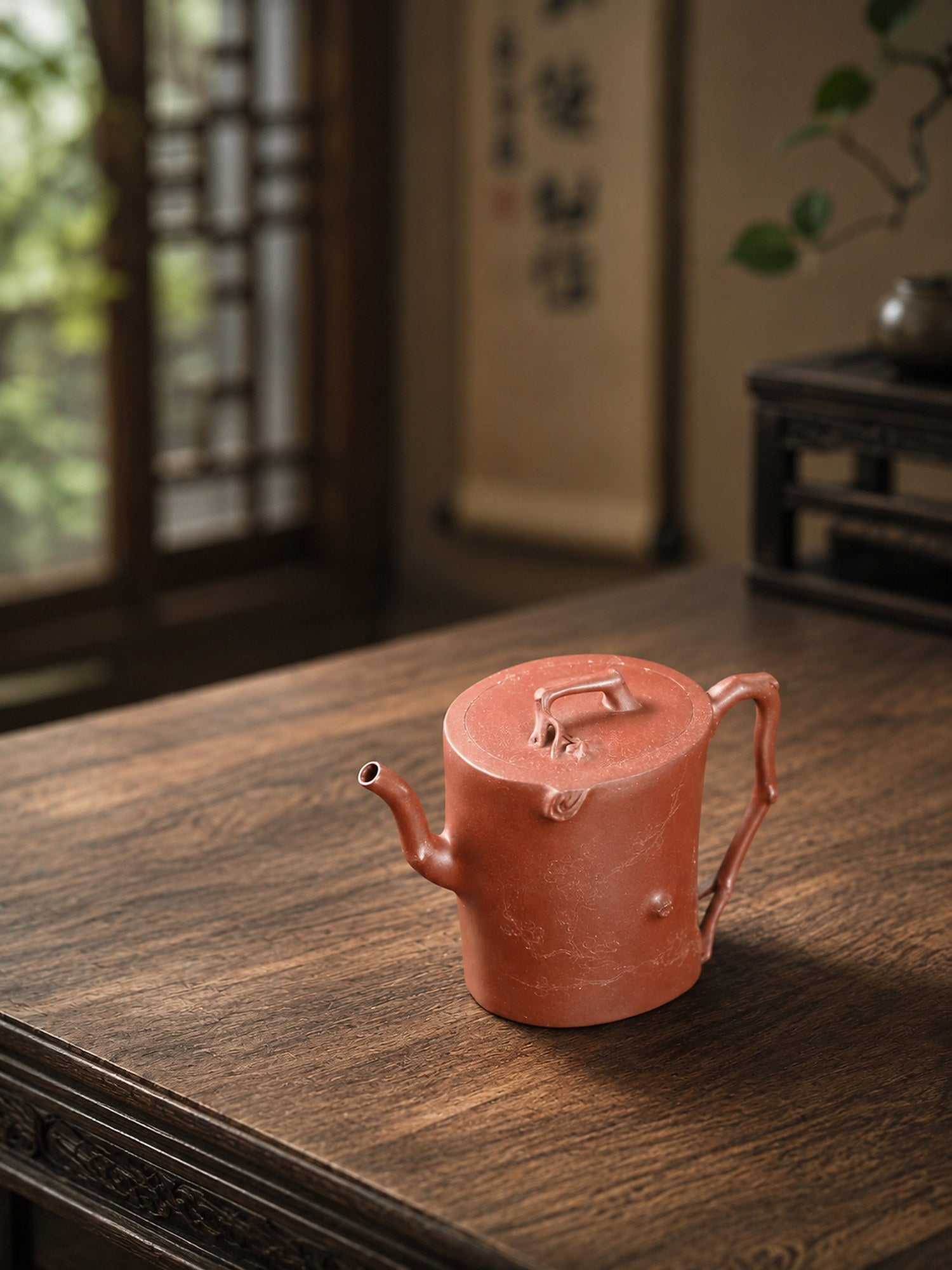 Product view 1 of 150ml Sculptural Form zisha teapot in Zhuni Clay, No. 293