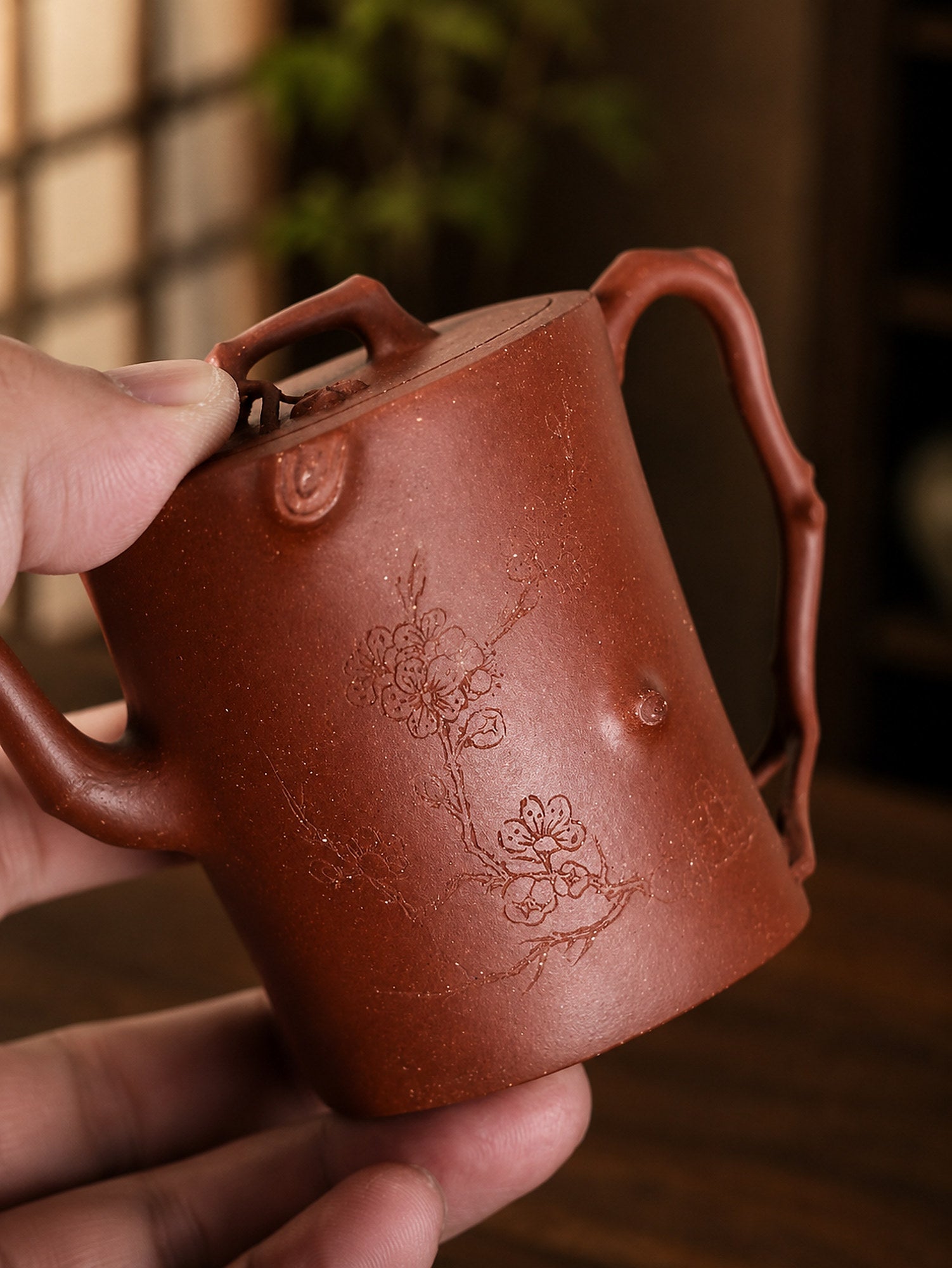 Product view 3 of 150ml Sculptural Form zisha teapot in Zhuni Clay, No. 293