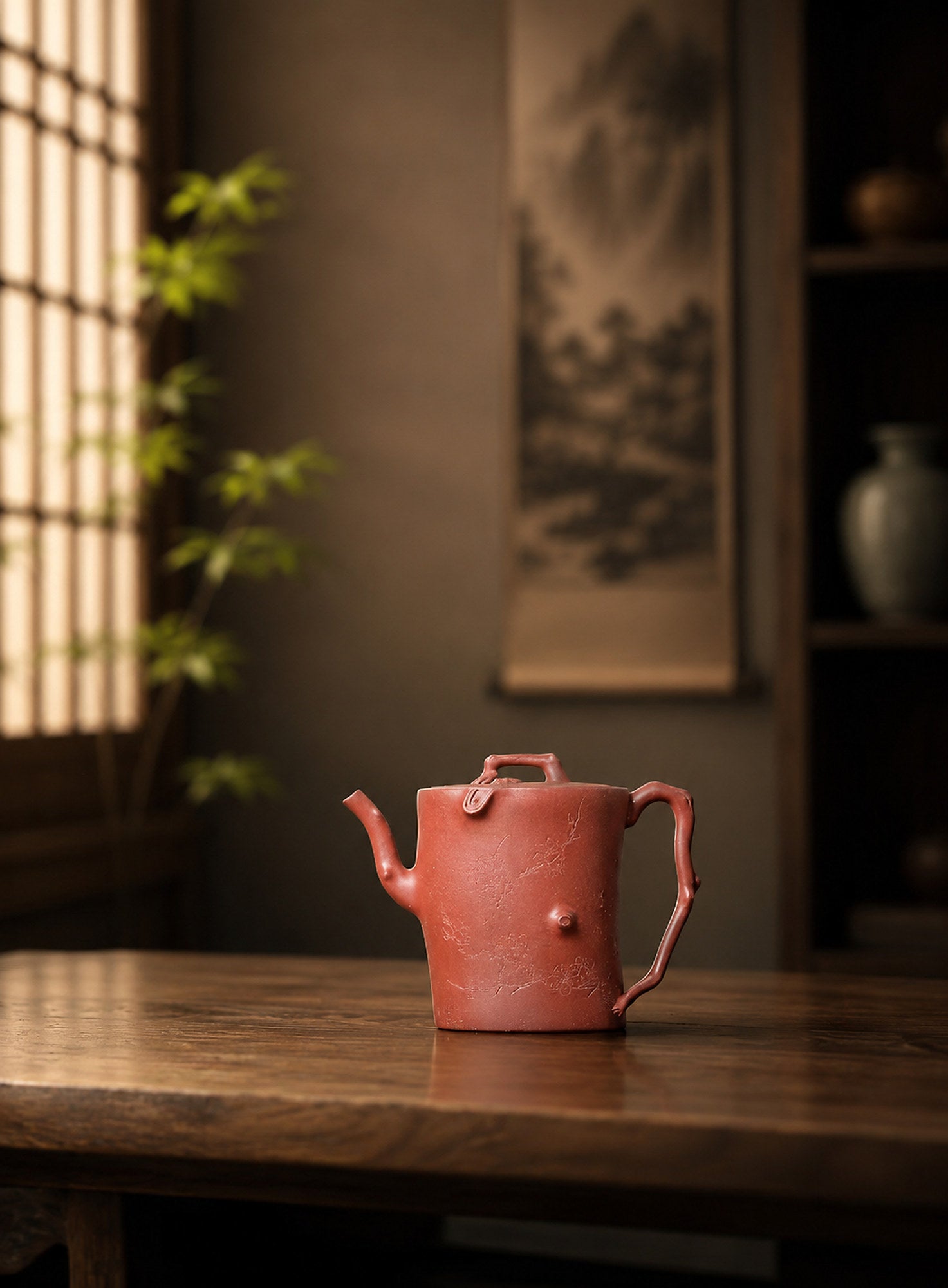 Product view 5 of 150ml Sculptural Form zisha teapot in Zhuni Clay, No. 293