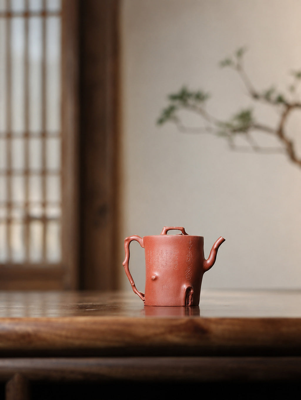 Product view 9 of 150ml Sculptural Form zisha teapot in Zhuni Clay, No. 293