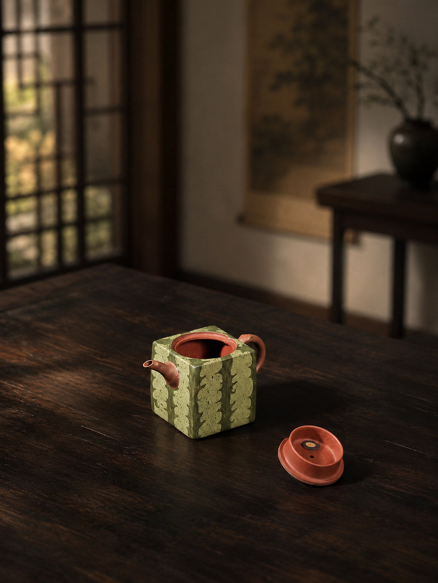 Product view 2 of 100ml Sculptural Form zisha teapot in Zini Clay, No. 295