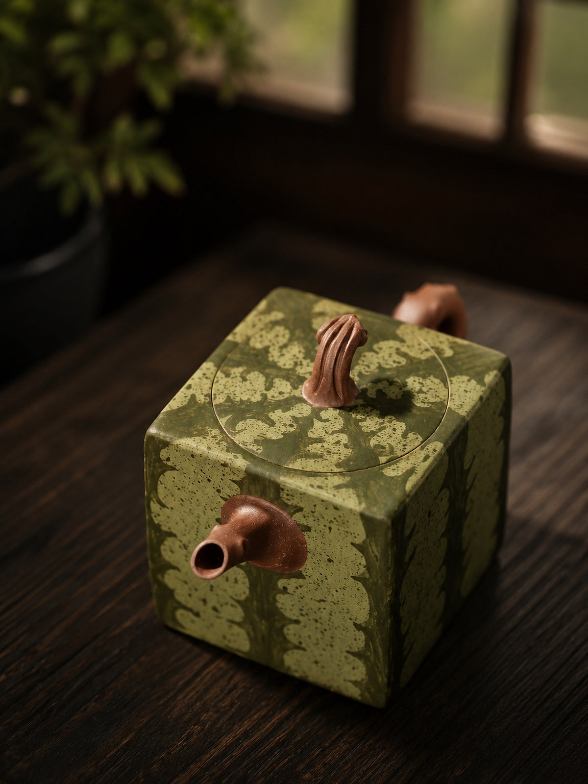 Product view 6 of 100ml Sculptural Form zisha teapot in Zini Clay, No. 295