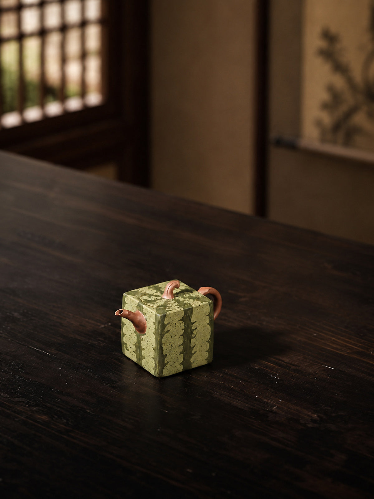 Product view 9 of 100ml Sculptural Form zisha teapot in Zini Clay, No. 295