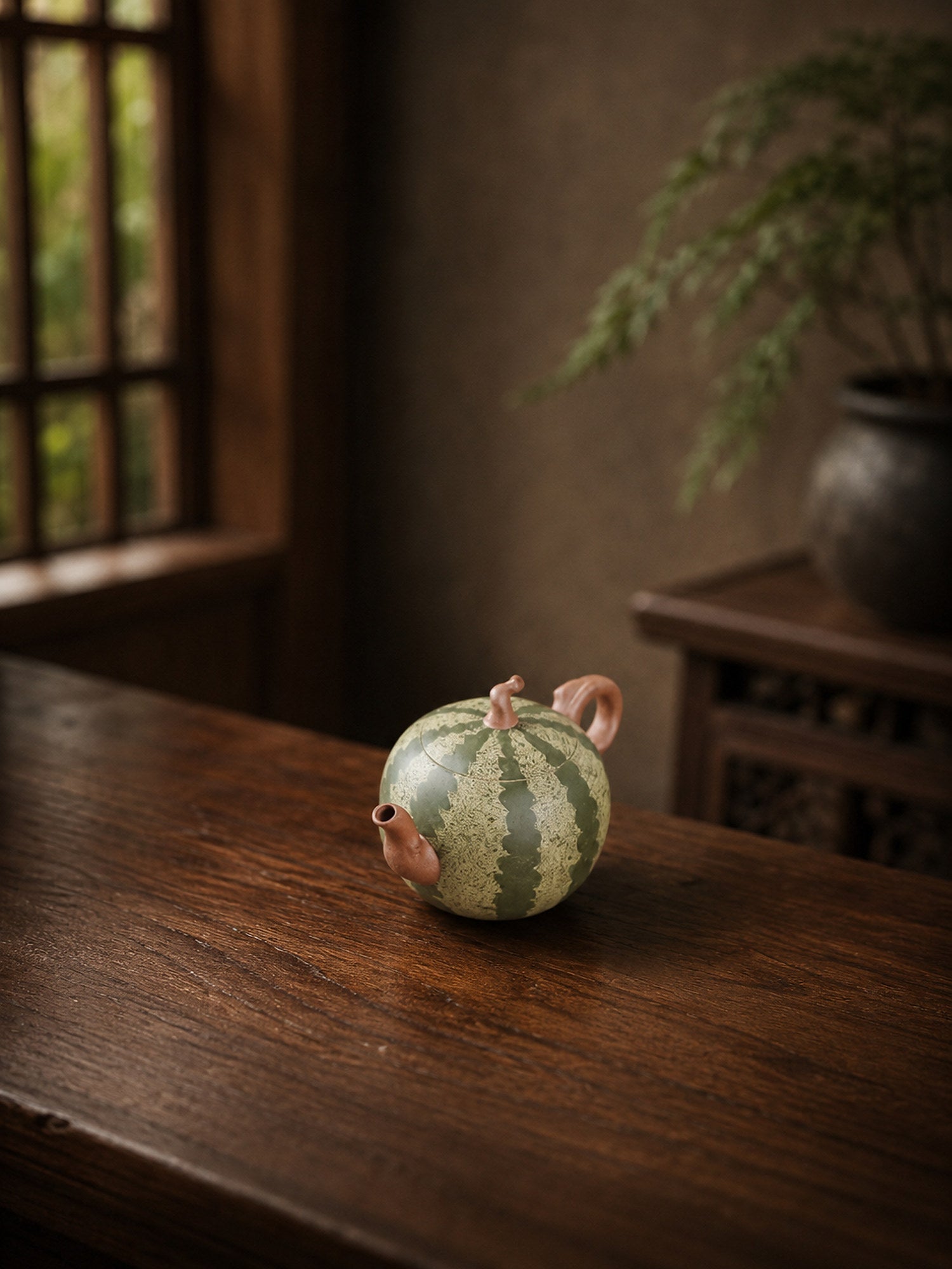 Product view 1 of 100ml Sculptural Form zisha teapot in Zini Clay, No. 299