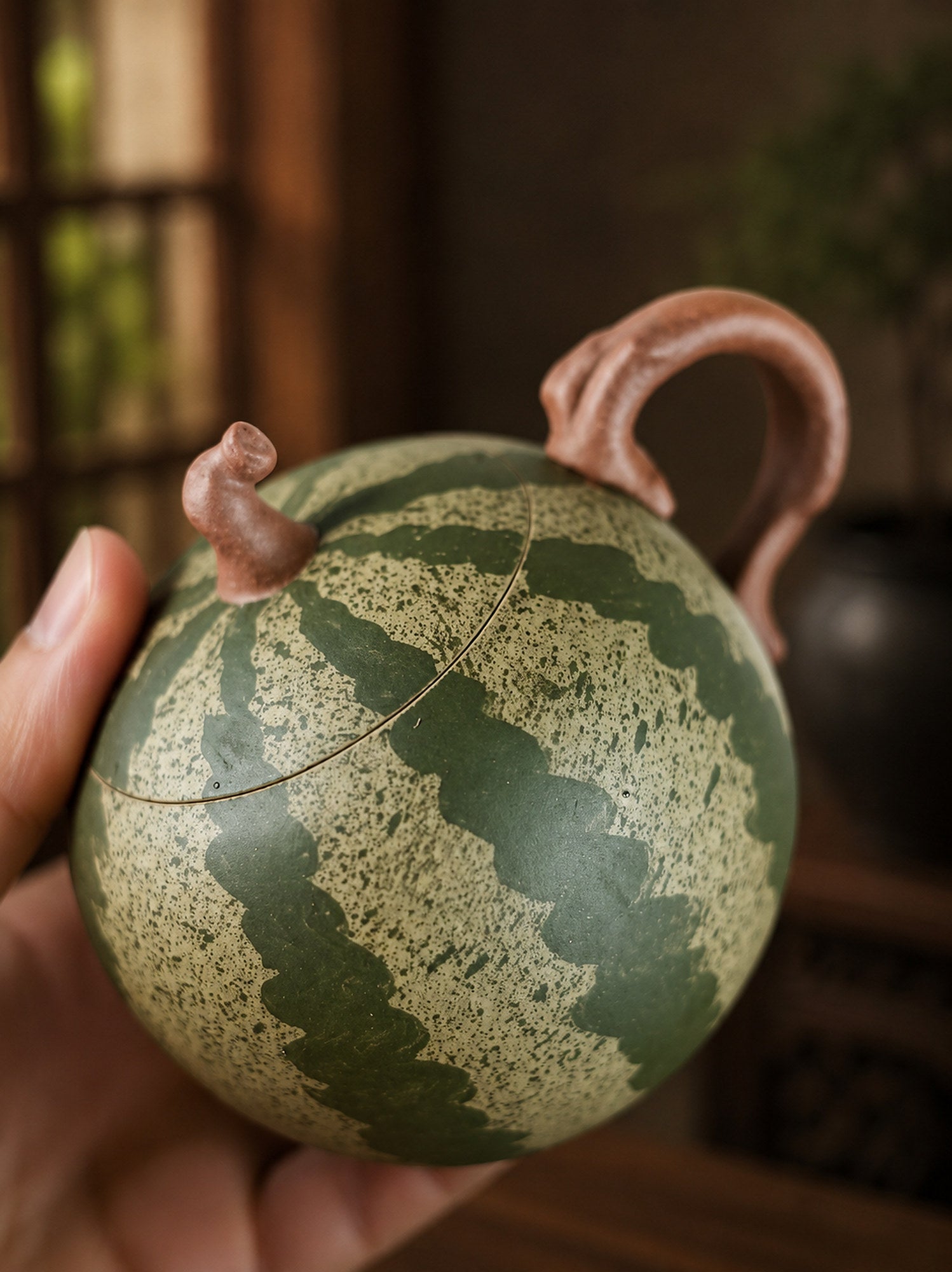 Product view 3 of 100ml Sculptural Form zisha teapot in Zini Clay, No. 299