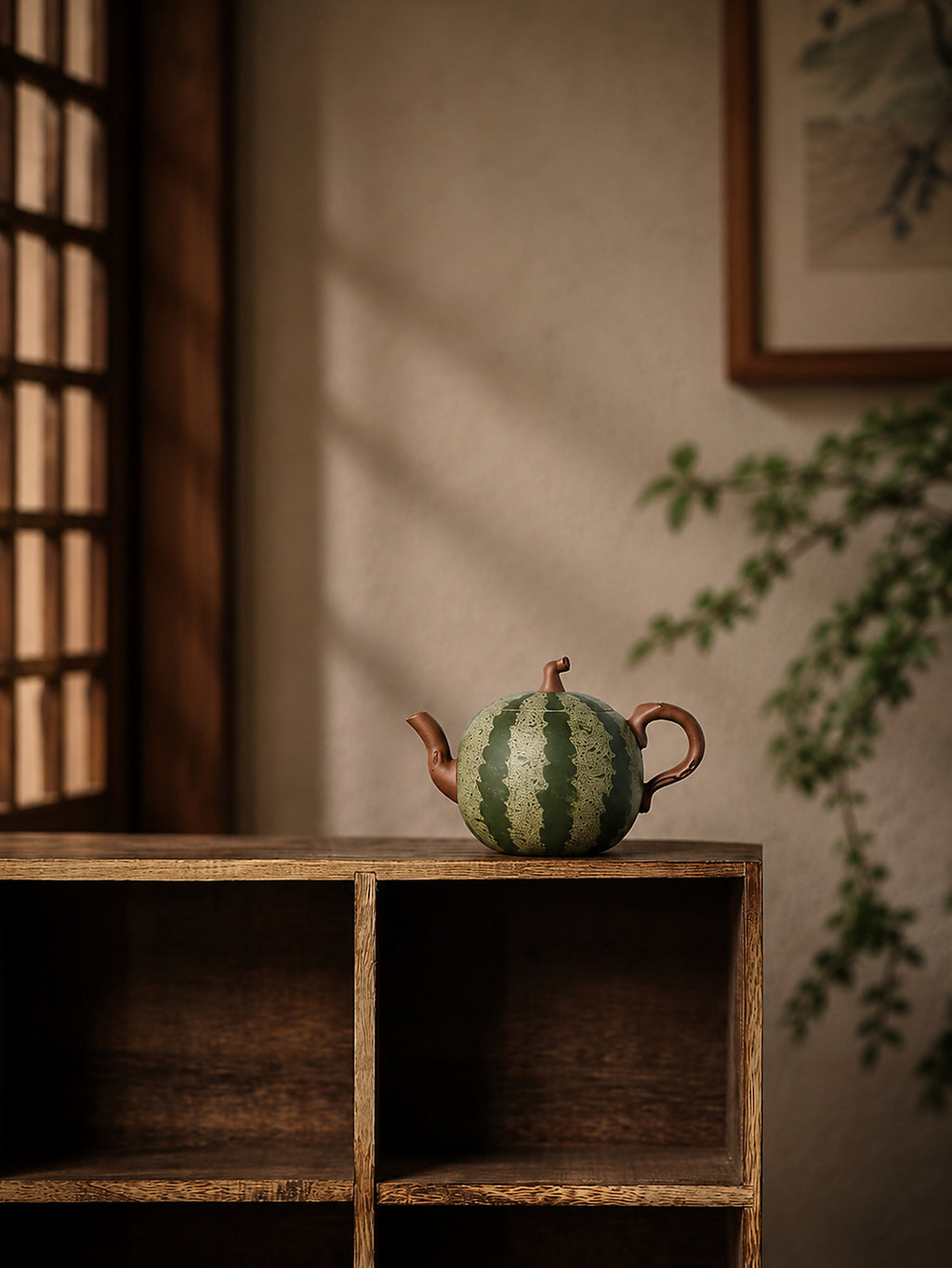 Product view 4 of 100ml Sculptural Form zisha teapot in Zini Clay, No. 299
