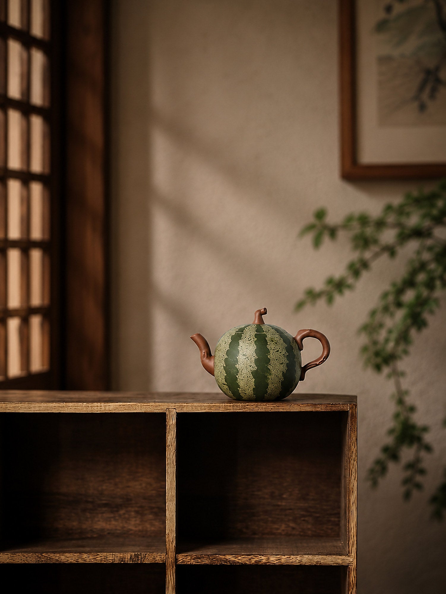 Product view 4 of 100ml Sculptural Form zisha teapot in Zini Clay, No. 299