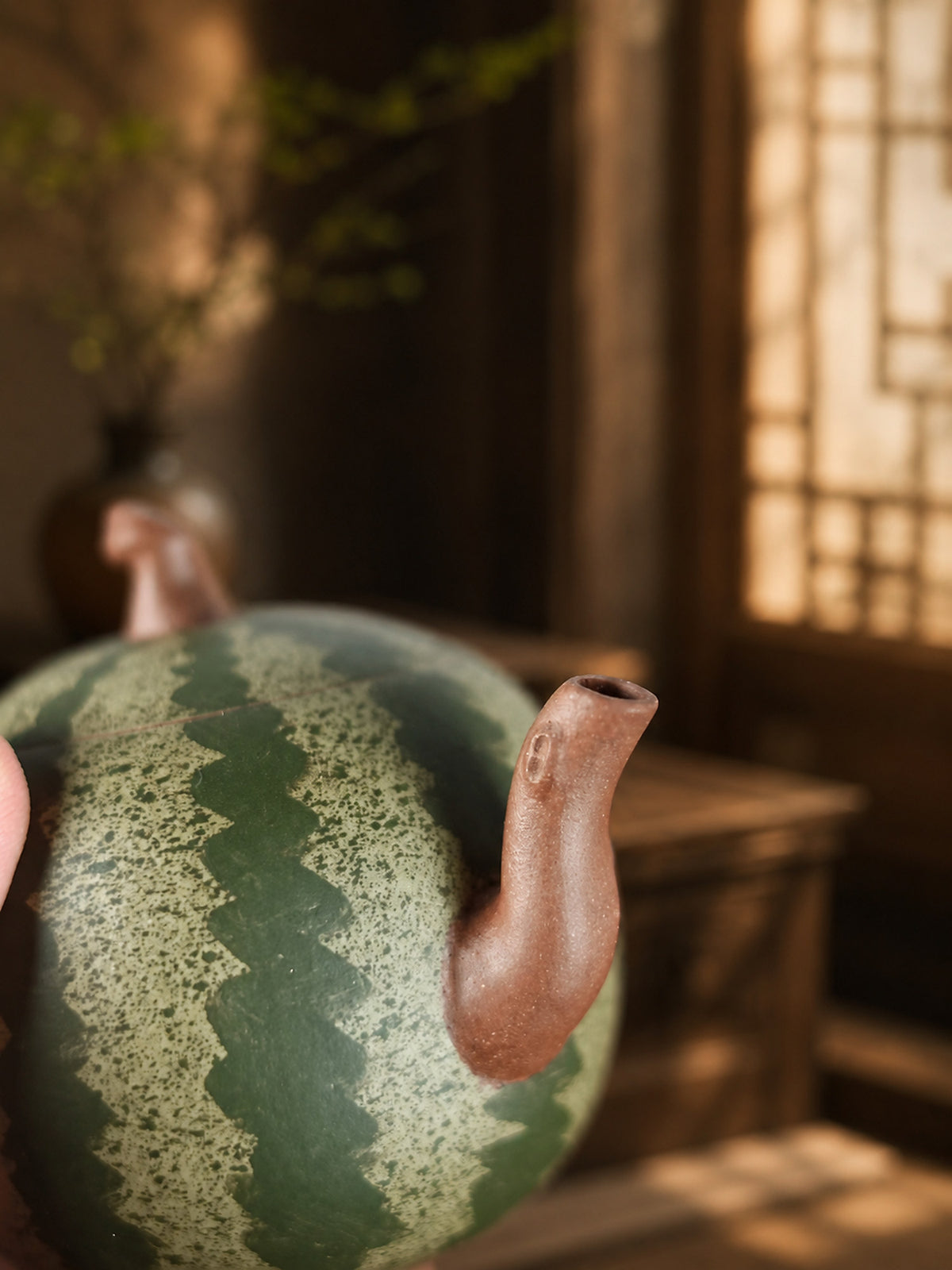Product view 6 of 100ml Sculptural Form zisha teapot in Zini Clay, No. 299