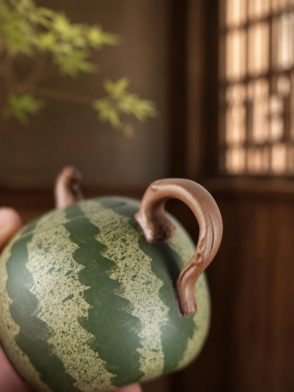 Product view 7 of 100ml Sculptural Form zisha teapot in Zini Clay, No. 299