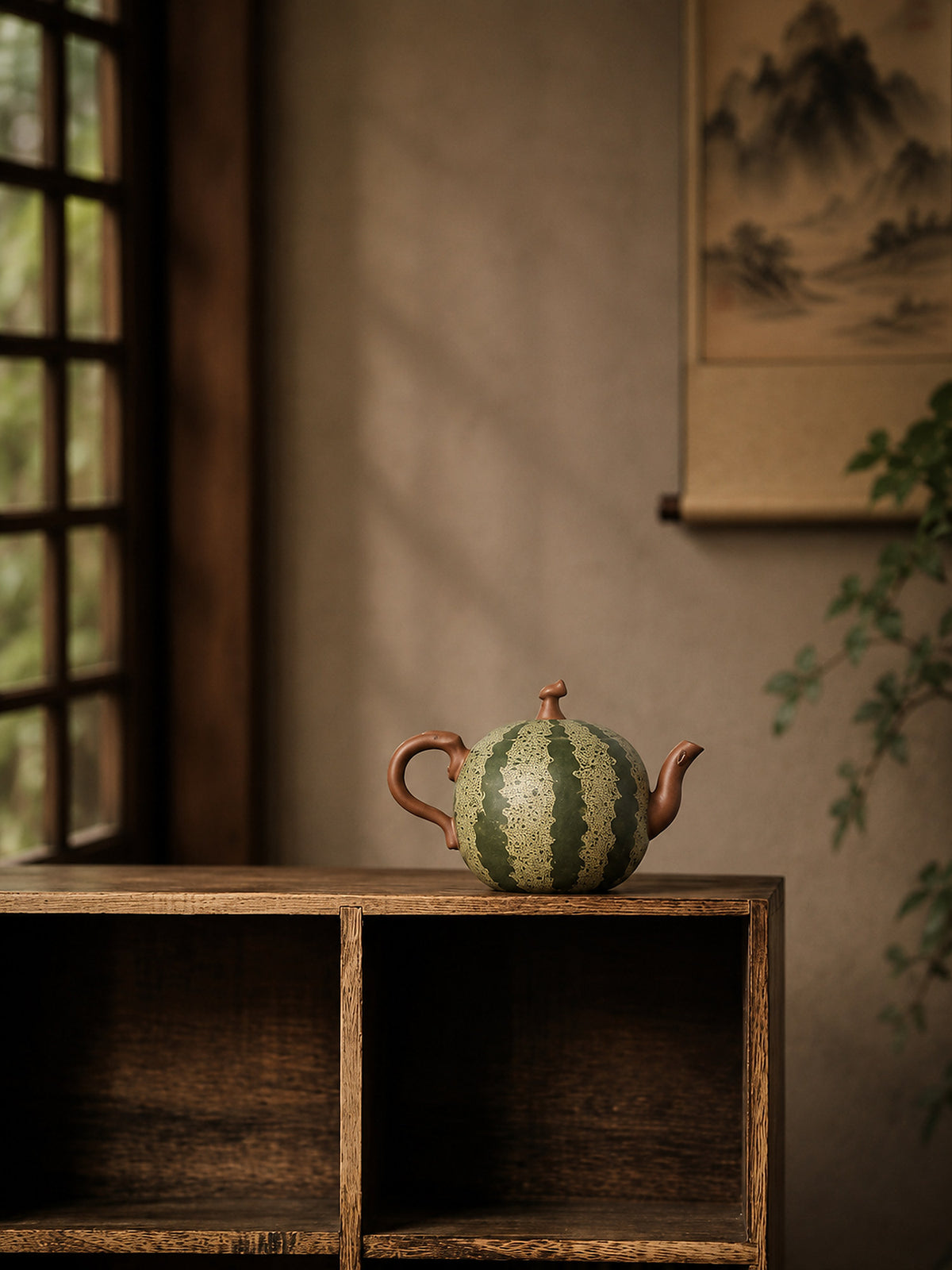 Product view 9 of 100ml Sculptural Form zisha teapot in Zini Clay, No. 299