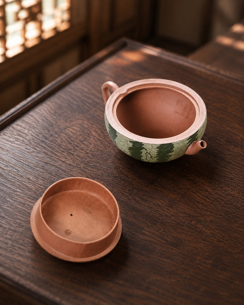 Product view 3 of 150ml Sculptural Form zisha teapot in Zini Clay, No. 302