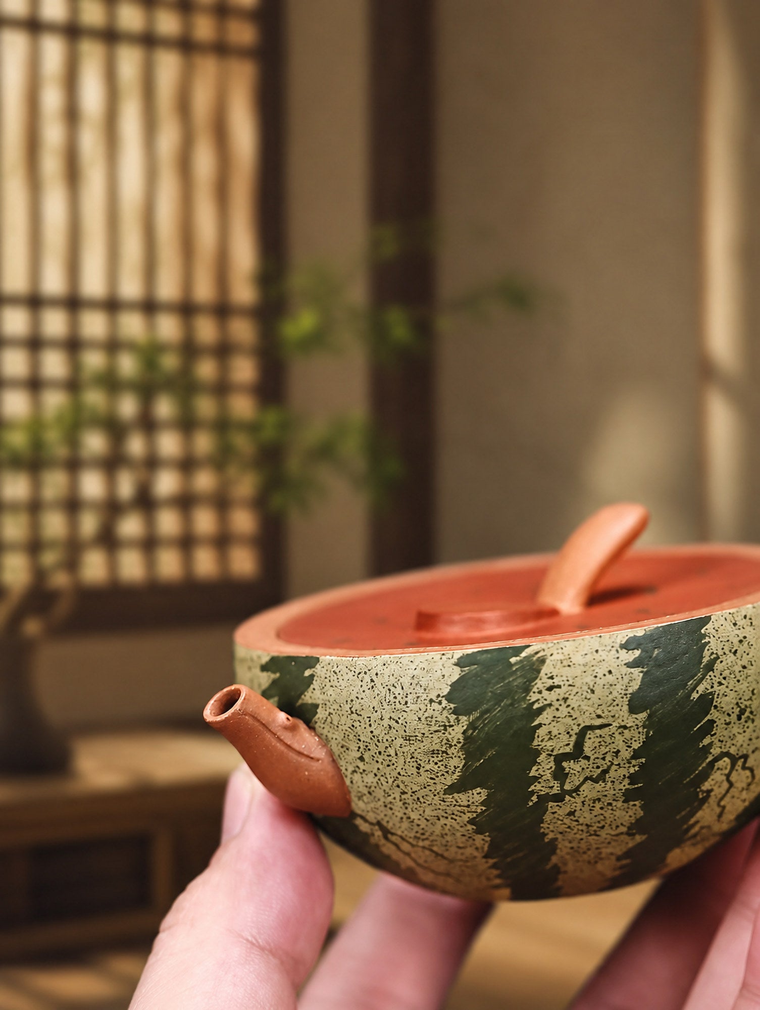 Product view 4 of 150ml Sculptural Form zisha teapot in Zini Clay, No. 302