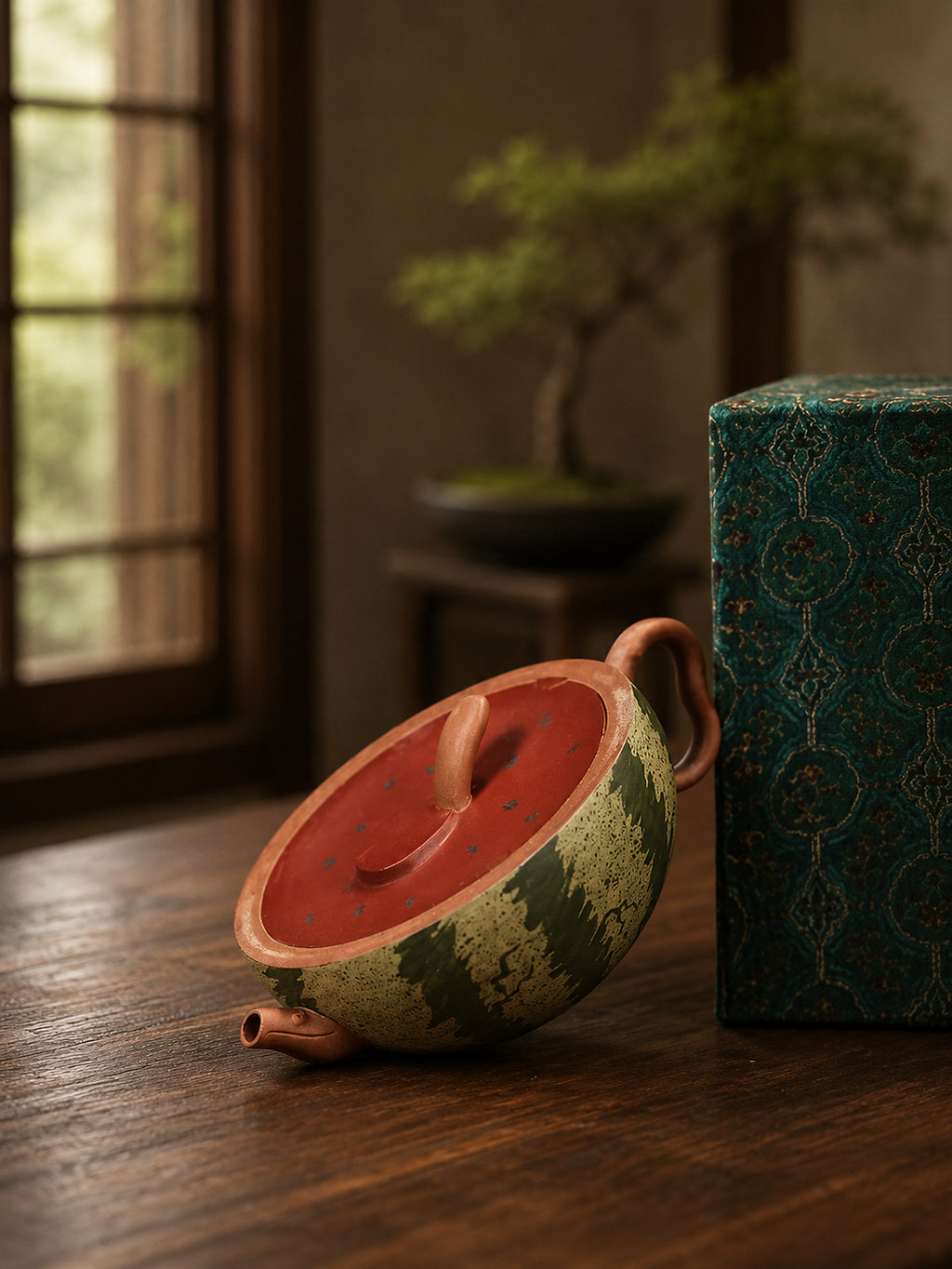 Product view 6 of 150ml Sculptural Form zisha teapot in Zini Clay, No. 302