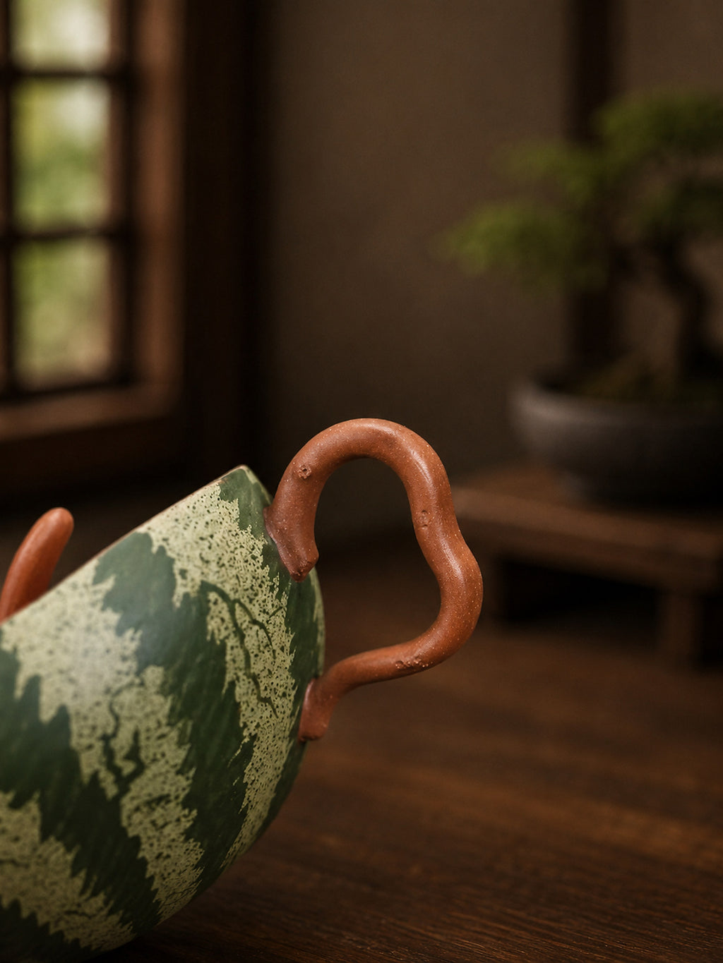 Product view 7 of 150ml Sculptural Form zisha teapot in Zini Clay, No. 302