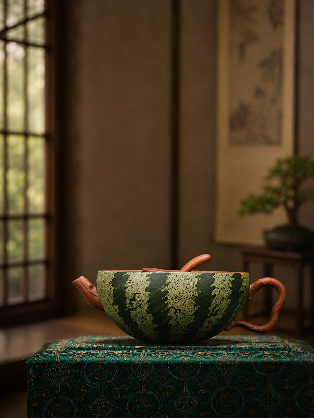 Product view 8 of 150ml Sculptural Form zisha teapot in Zini Clay, No. 302