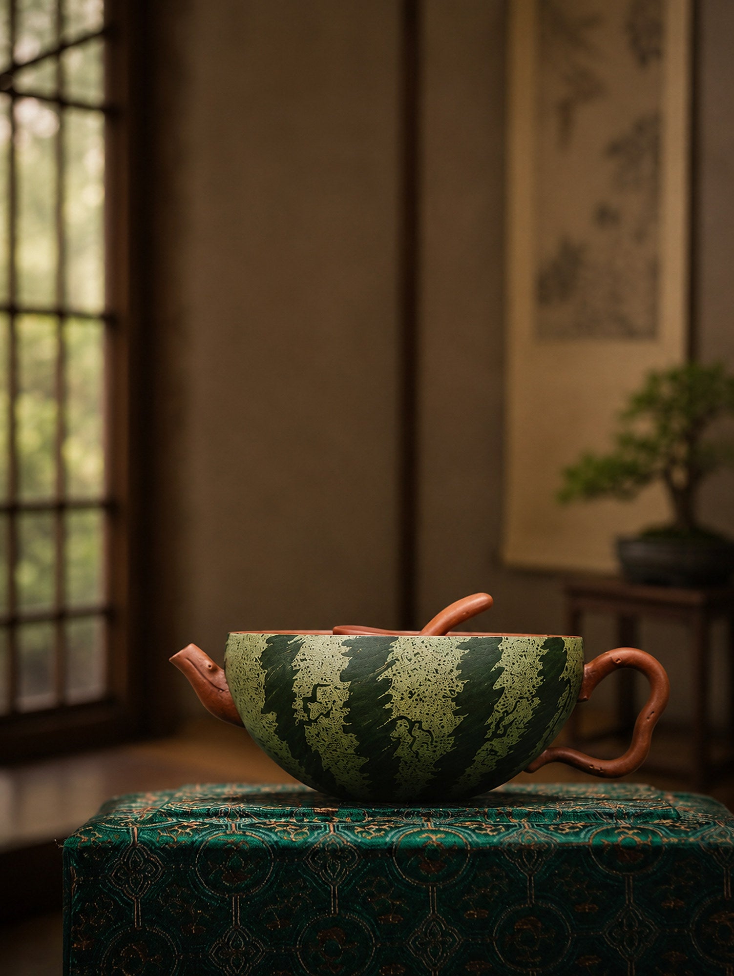 Product view 8 of 150ml Sculptural Form zisha teapot in Zini Clay, No. 302