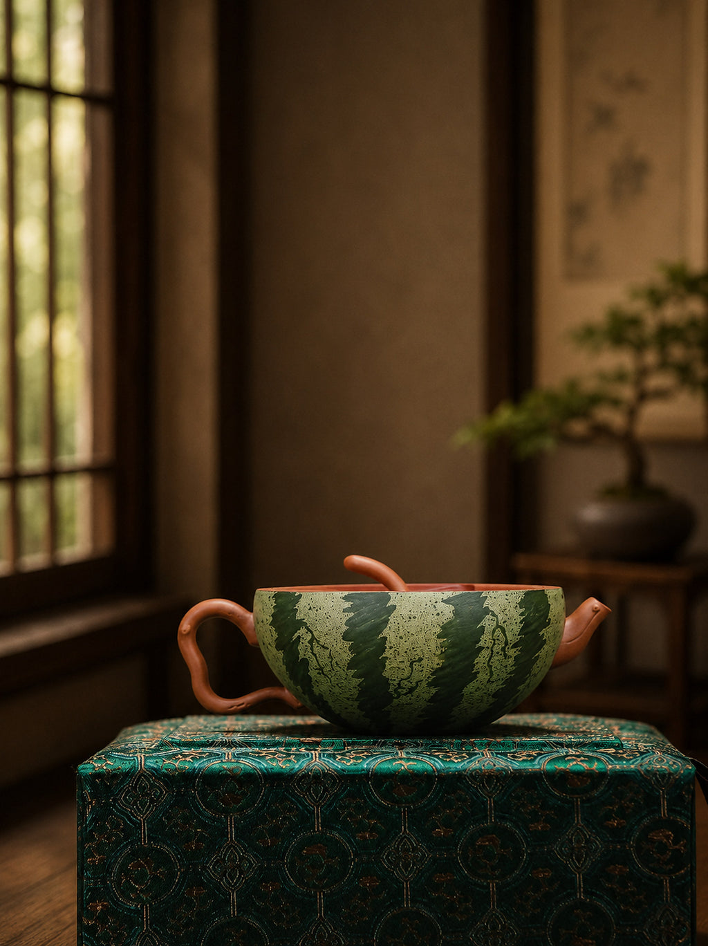 Product view 9 of 150ml Sculptural Form zisha teapot in Zini Clay, No. 302