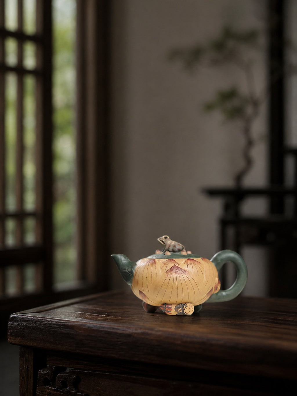 Product view 1 of 100ml Sculptural Form zisha teapot in Zini Clay, No. 303