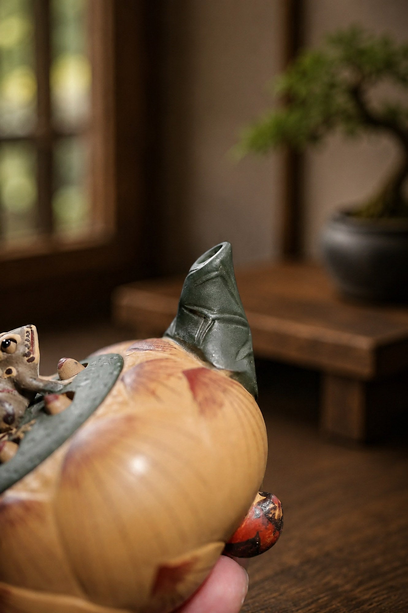 Product view 2 of 100ml Sculptural Form zisha teapot in Zini Clay, No. 303