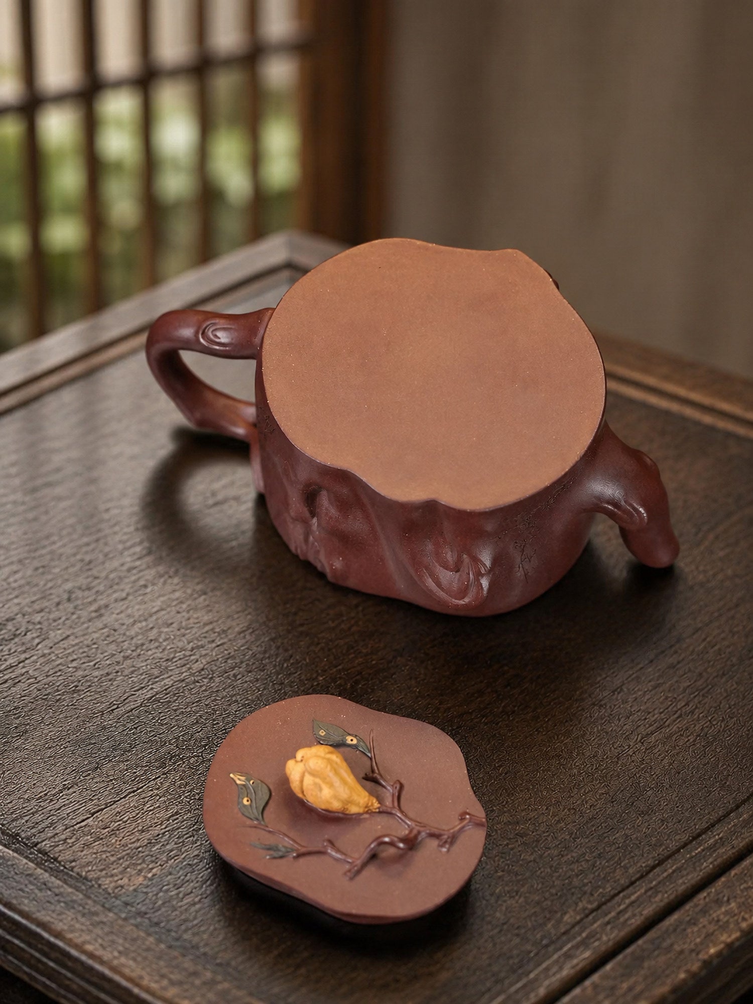 Product view 3 of 220ml Sculptural Form zisha teapot in Zini Clay, No. 367