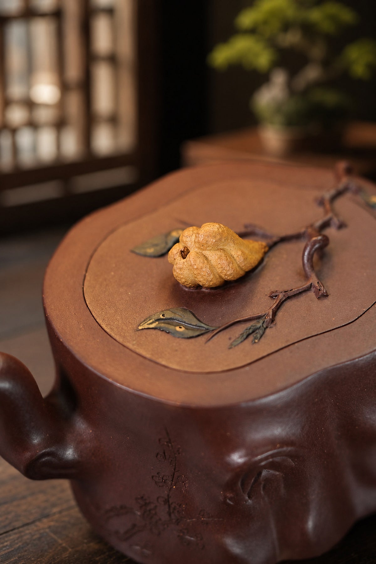 Product view 6 of 220ml Sculptural Form zisha teapot in Zini Clay, No. 367