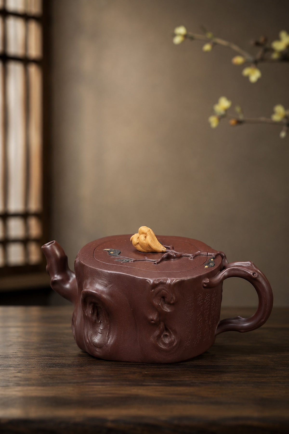 Product view 7 of 220ml Sculptural Form zisha teapot in Zini Clay, No. 367