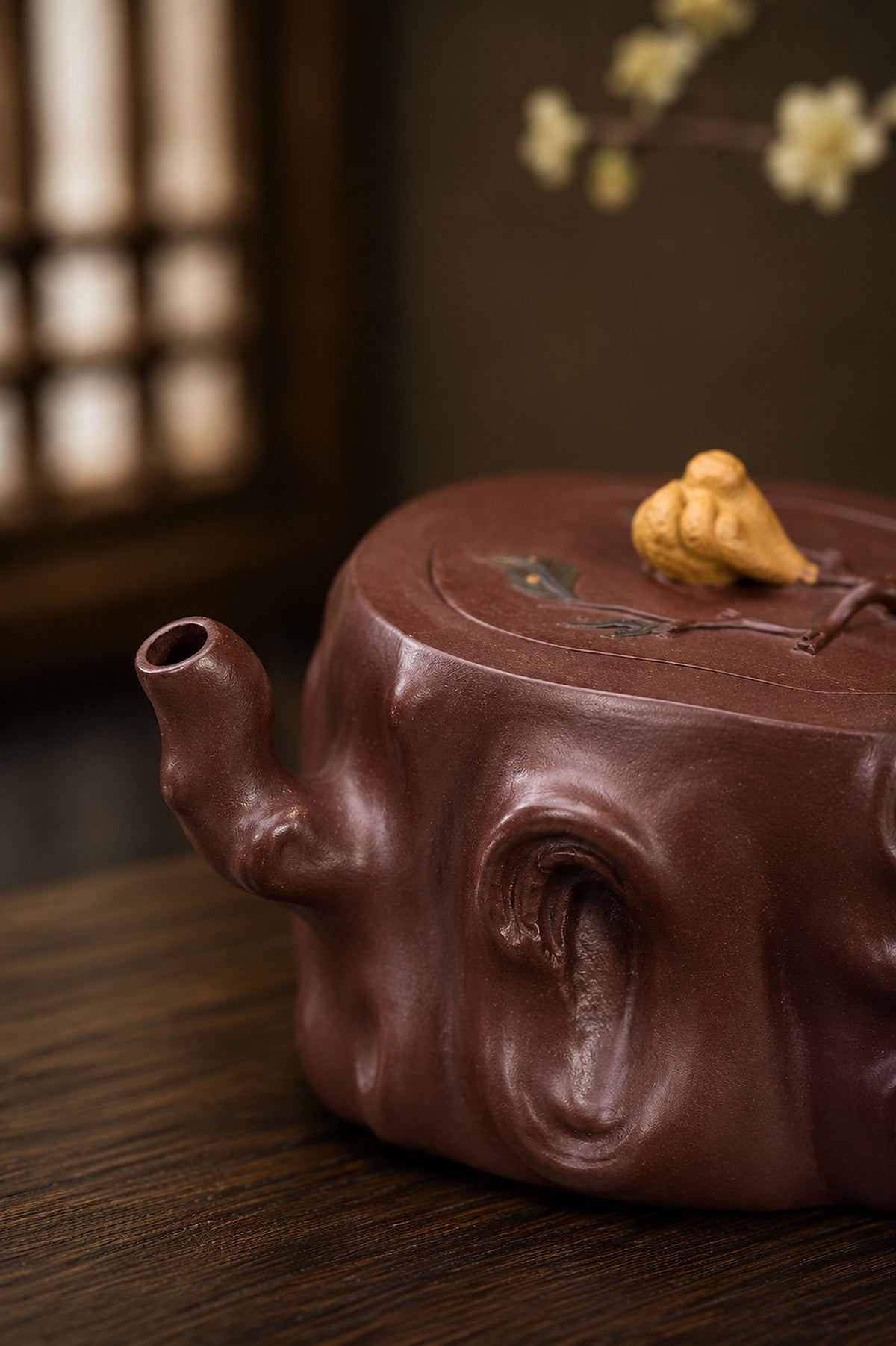 Product view 8 of 220ml Sculptural Form zisha teapot in Zini Clay, No. 367