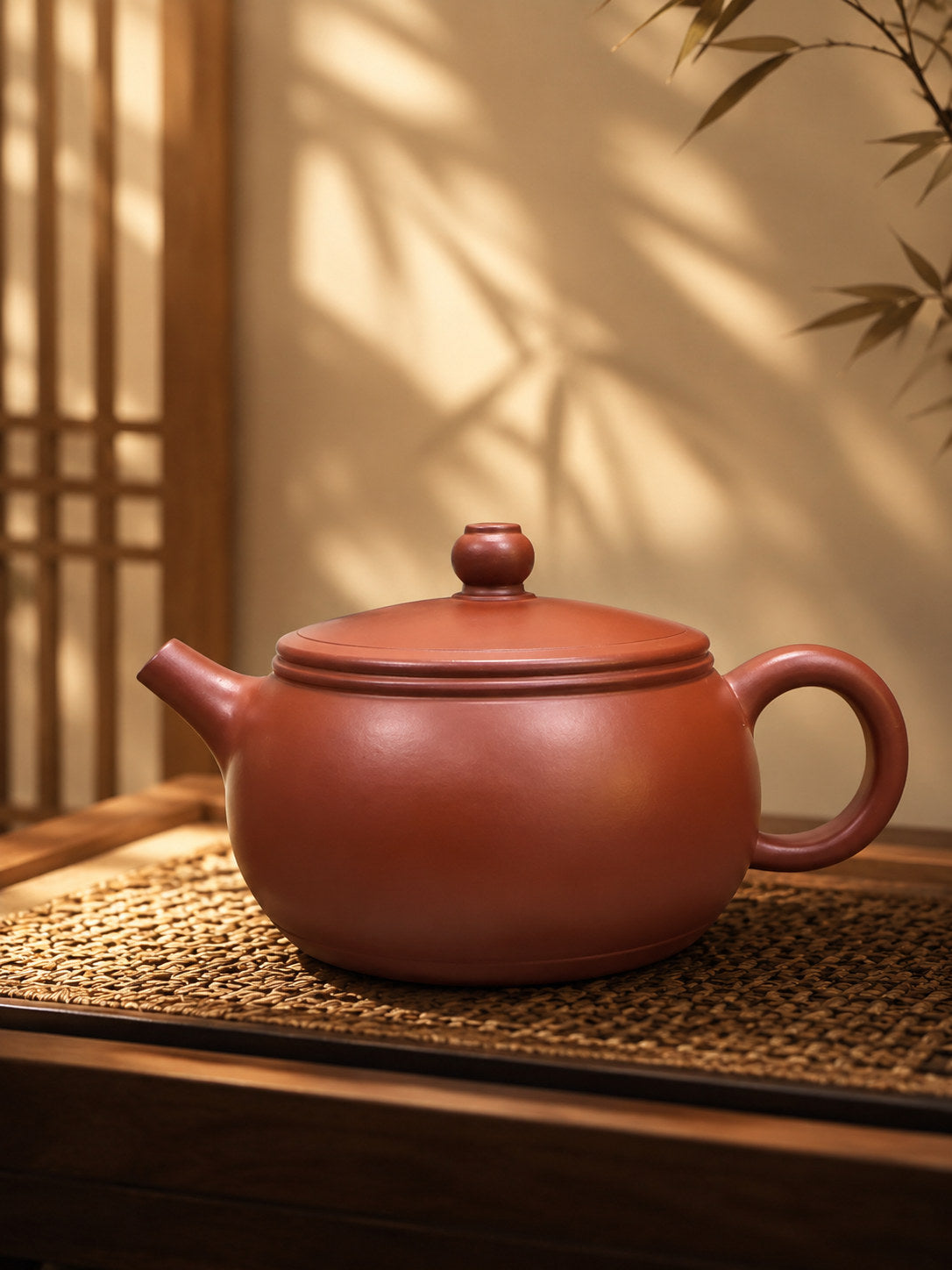 Product view 1 of 150ml Shi Gu zisha teapot in Dahongpao Clay, No. 095