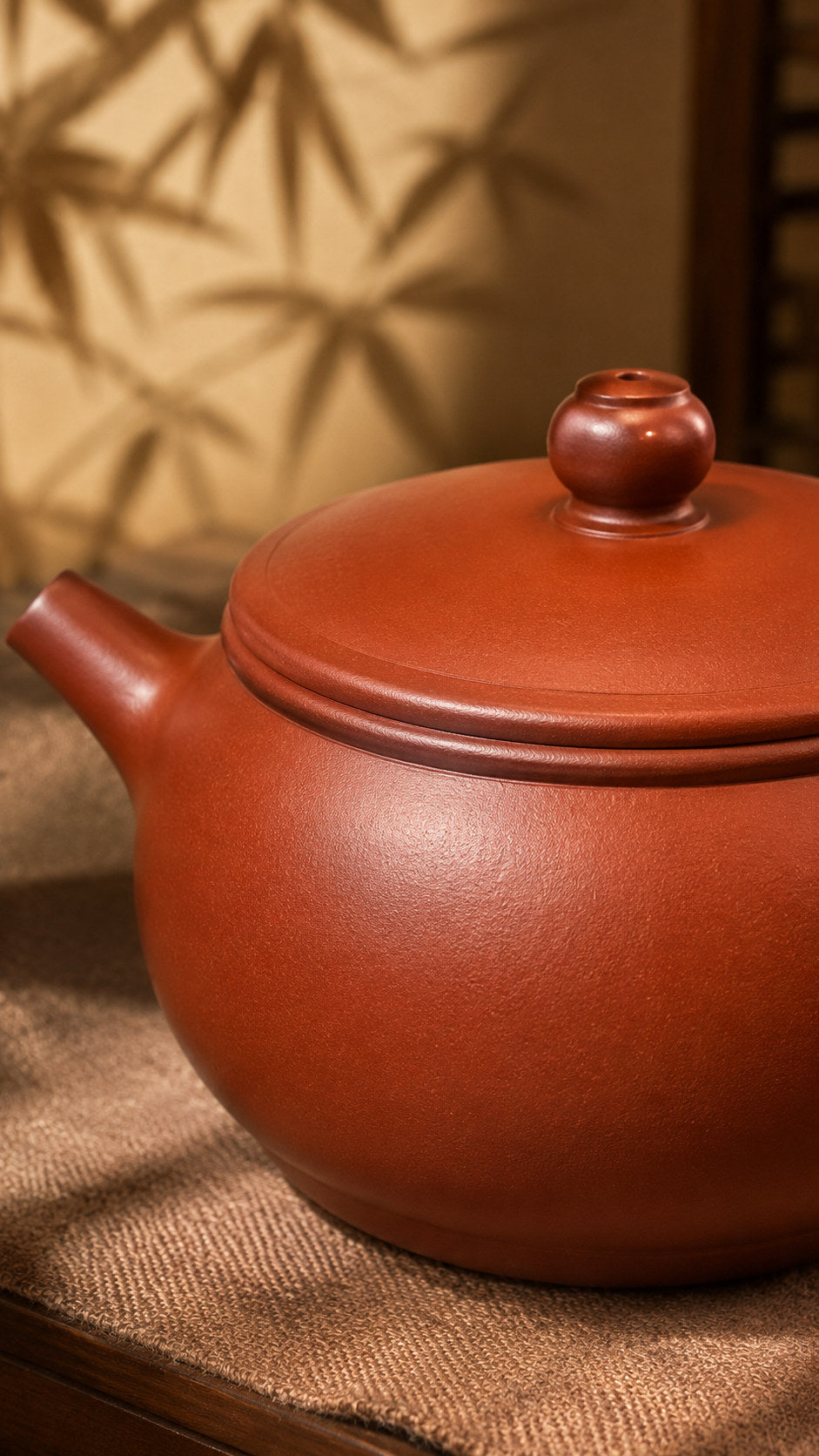Product view 3 of 150ml Shi Gu zisha teapot in Dahongpao Clay, No. 095